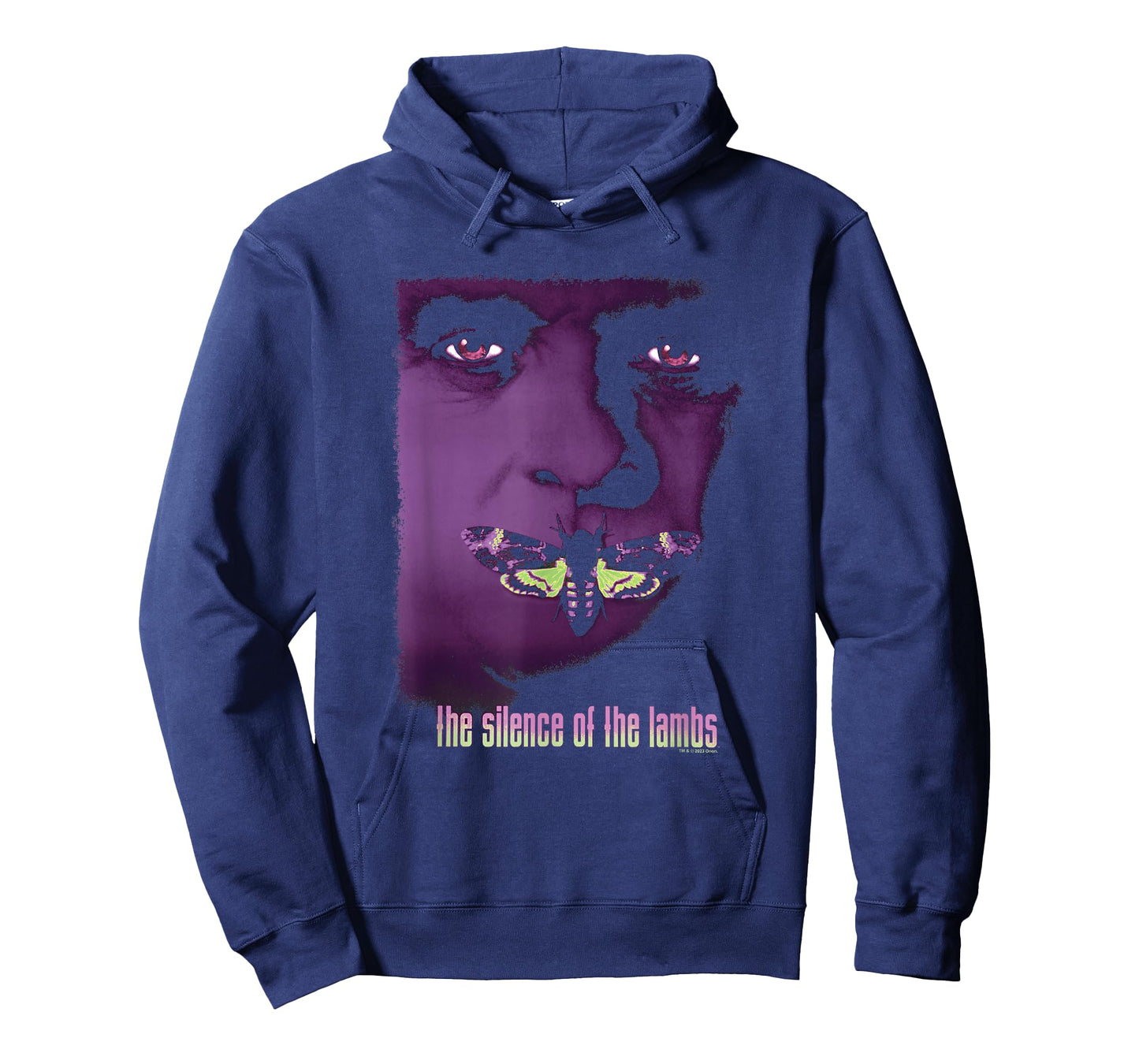 The Silence Of The Lambs Hannibal Lecter Purple Moth Poster T-Shirt