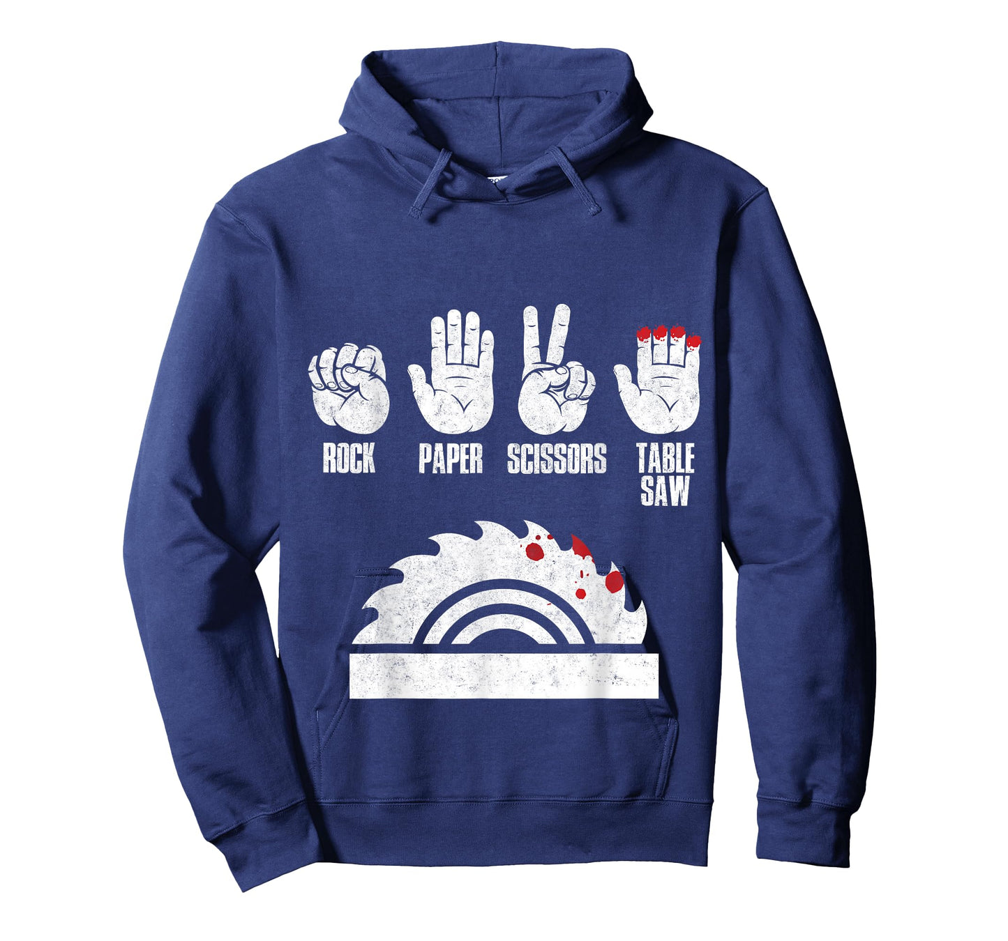 Rock Paper Scissors Table Saw Woodworker Gift T-Shirt