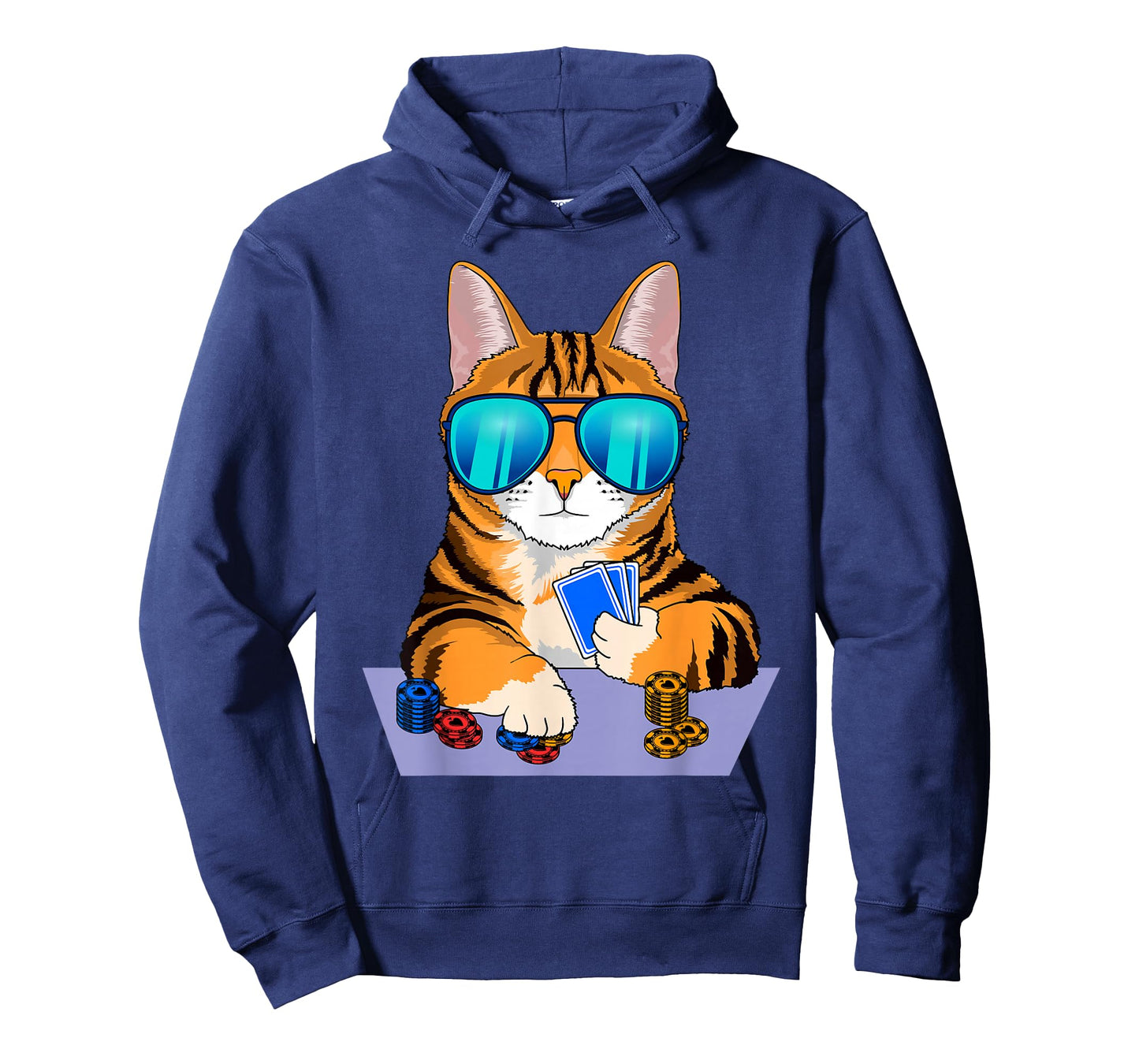 Cat Play Poker - Texas Hold'em Poker T-Shirt