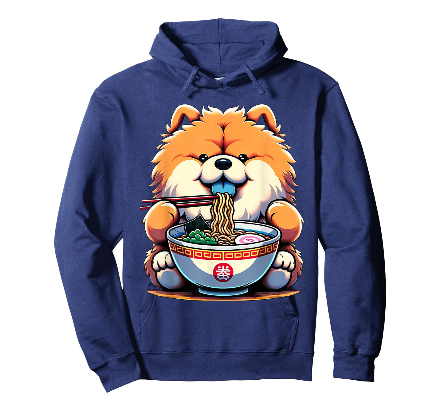 Kawaii Anime Chow Chow Dog Ramen T-Shirt