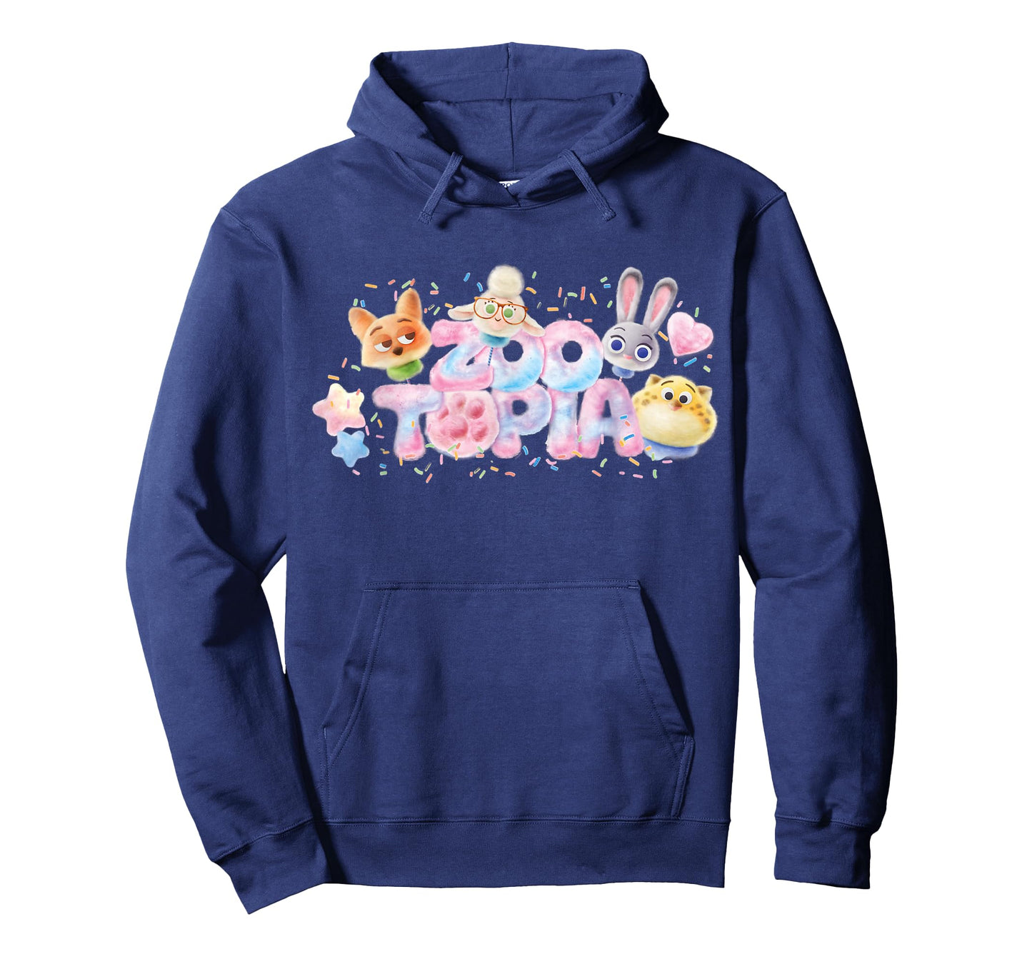 Disney Zootopia Cute Cotton Candy Friends Logo T-Shirt