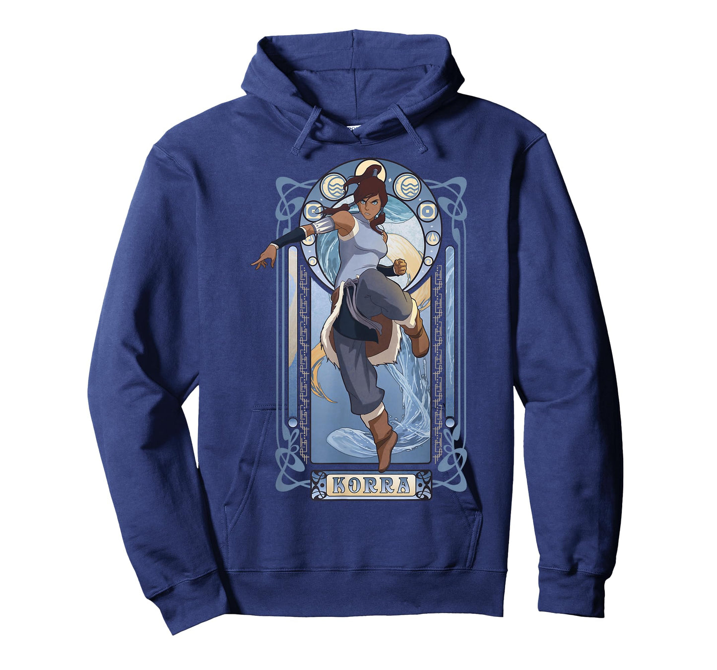 The Legend of Korra Elements Korra Art Nouveau Poster T-Shirt