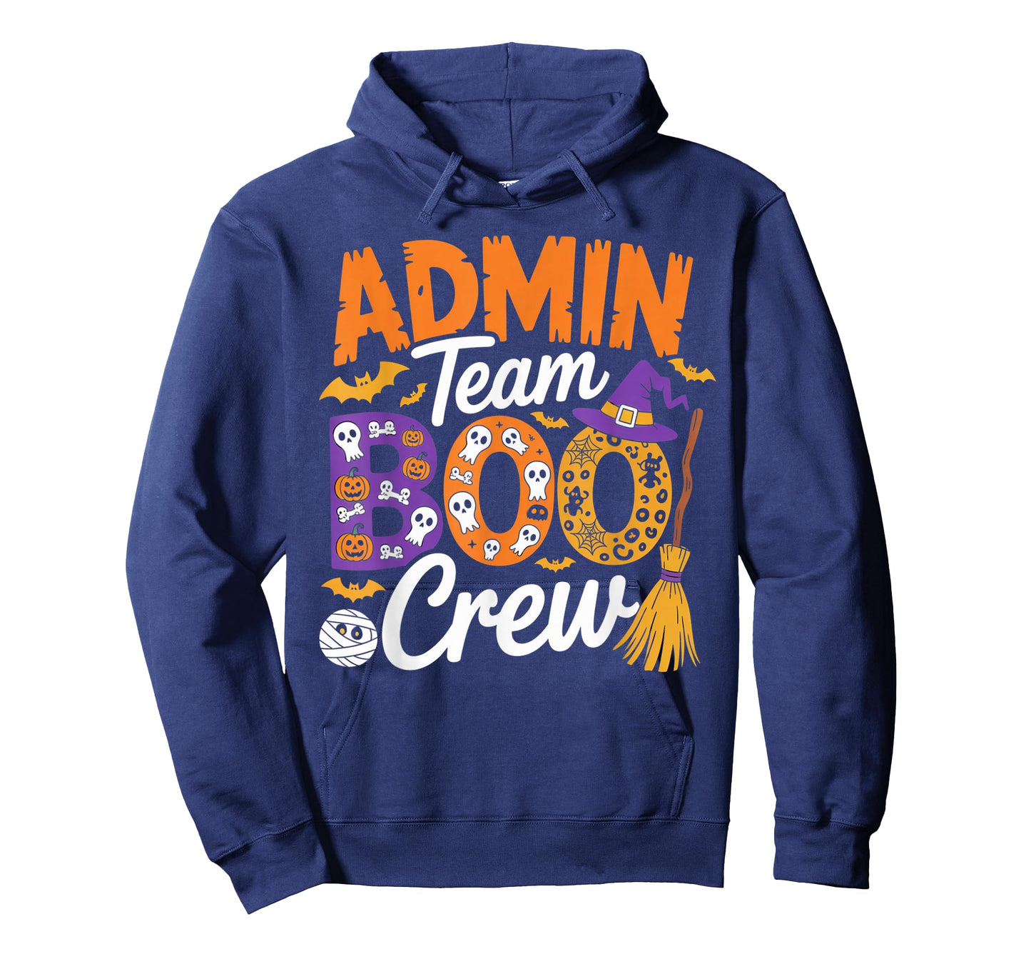 Admin Team Boo Crew Funny Halloween Outfit for Coworkers T-Shirt