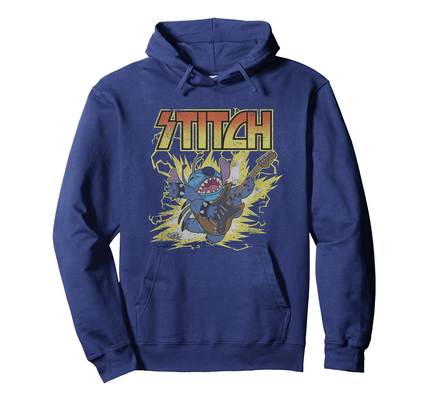 Disney Lilo & Stitch Hard Rocking Guitar Player Distressed T-Shirt