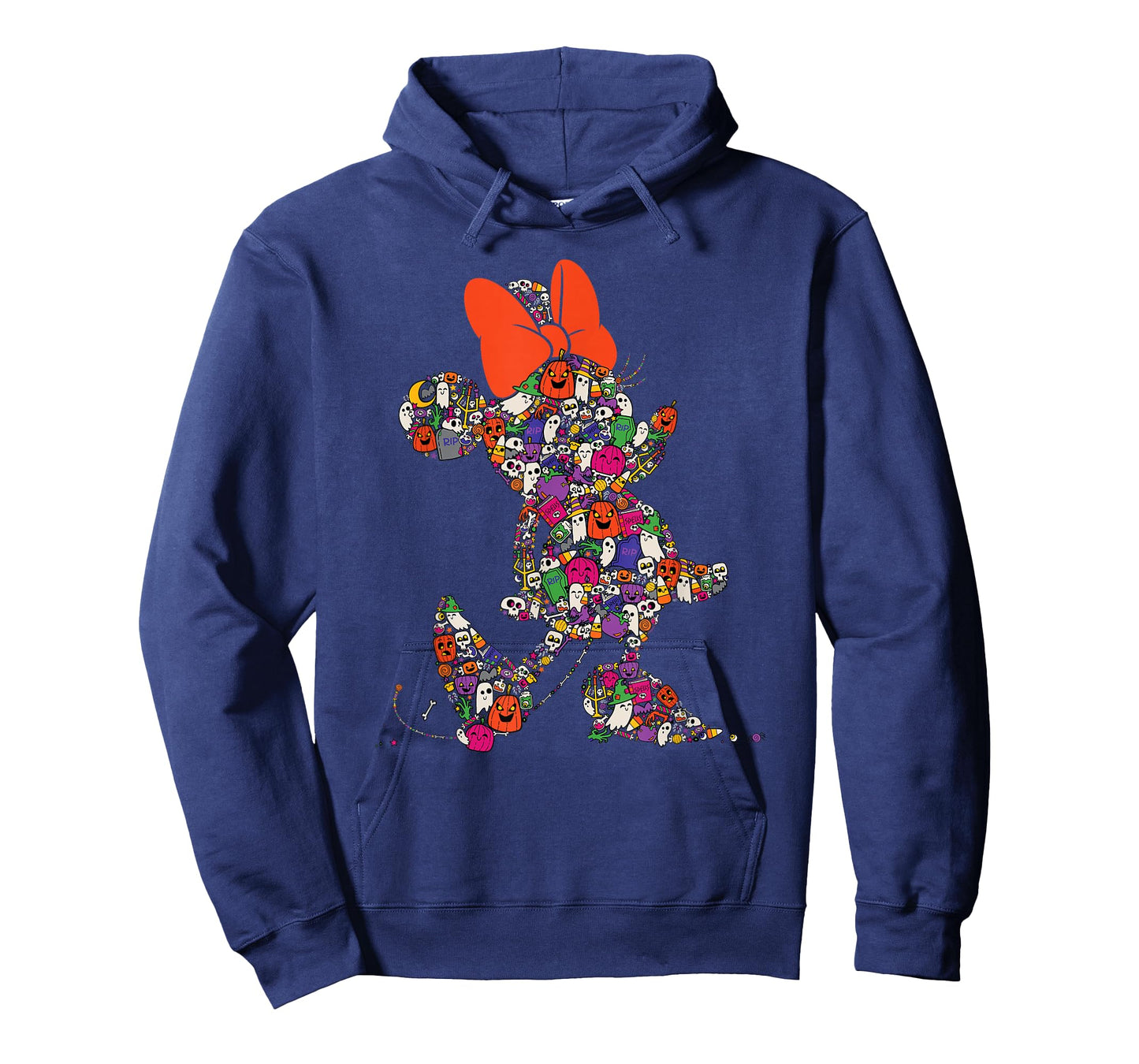 Disney Halloween Minnie Mouse Cute Spooky Silly Silhouette T-Shirt