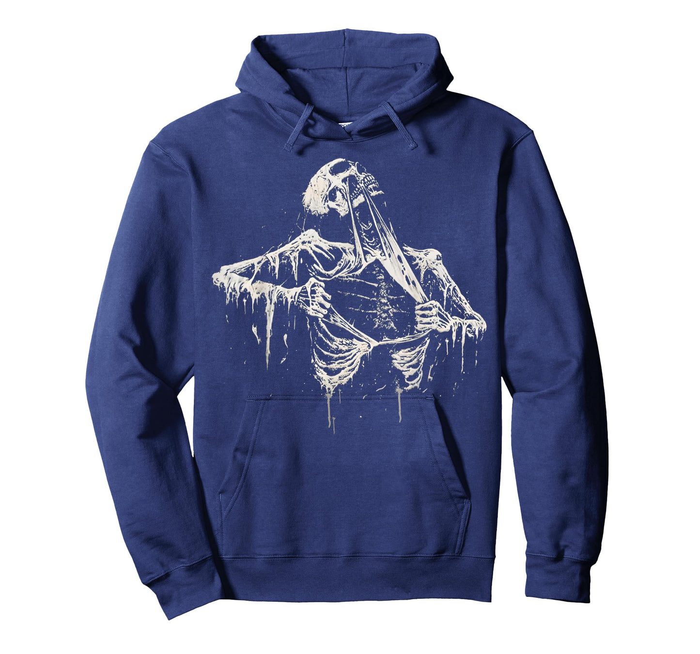 Death Skeleton Ripping Satan Horror Halloween Costume Spooky T-Shirt