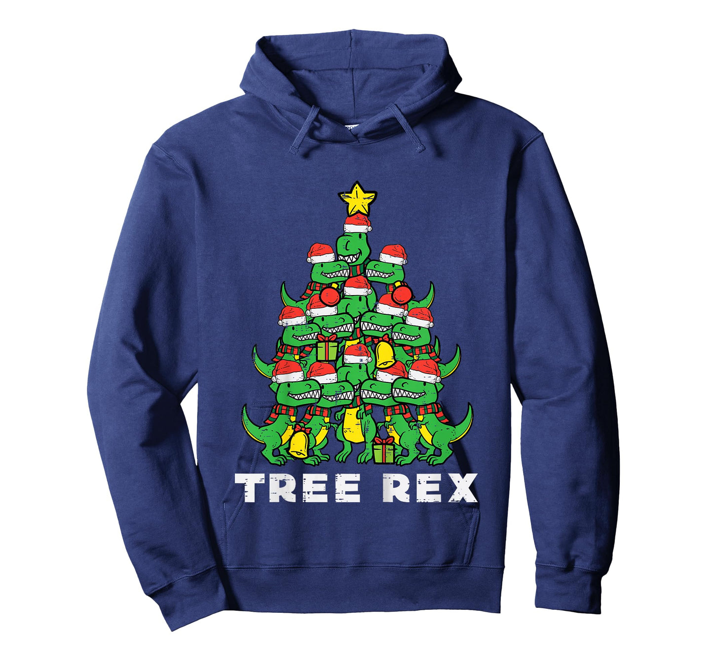 Kids Tree Rex Dinosaurs Kids Xmas Toddler Boys Christmas Pajamas T-Shirt