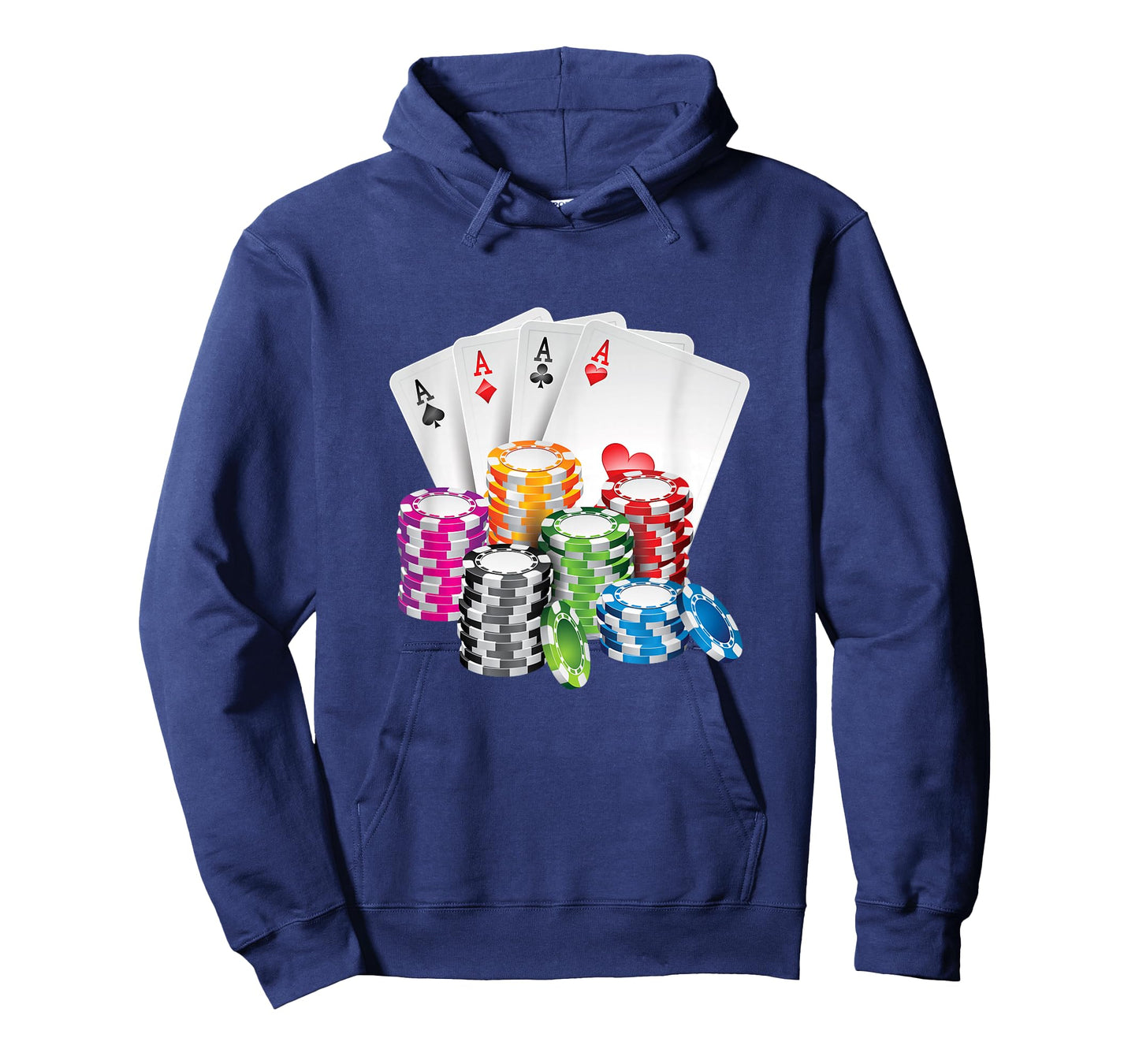 Poker Gambling Card Chips Casino Poker Holdem T-Shirt