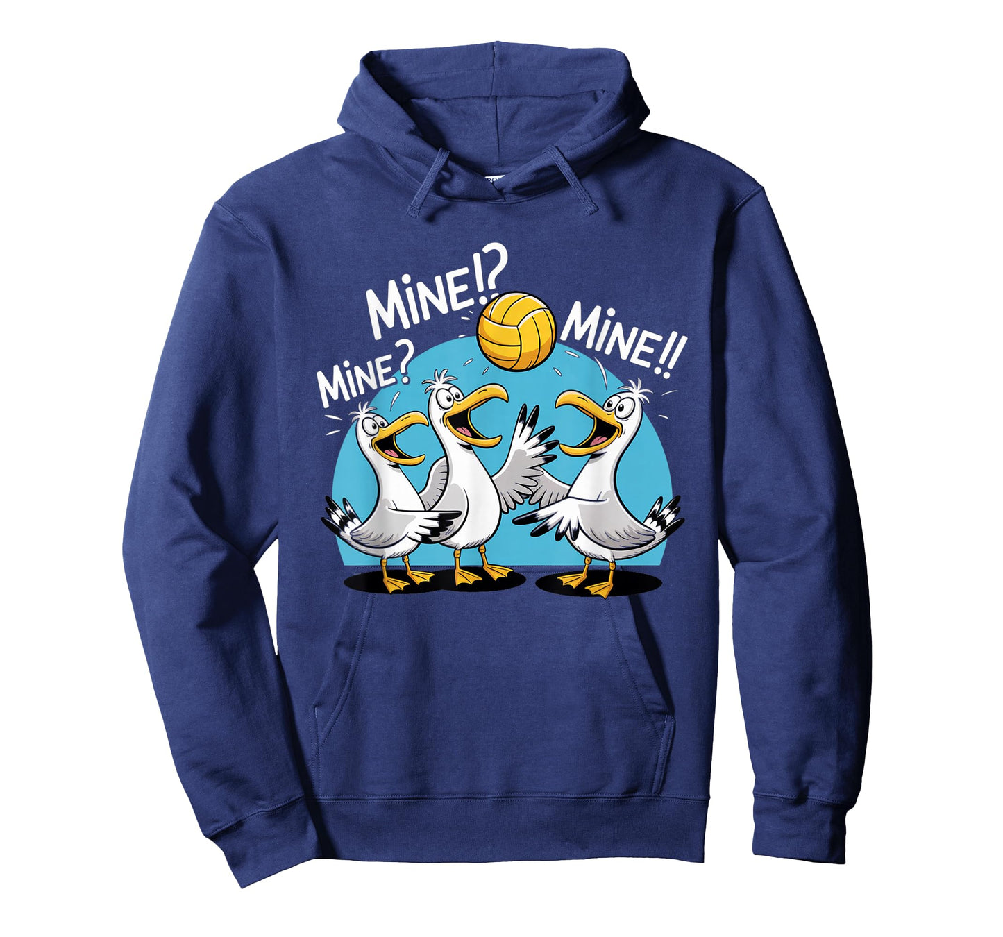 Seagull Volleyball Mine Mine Beach Bird Ocean Lovers T-Shirt