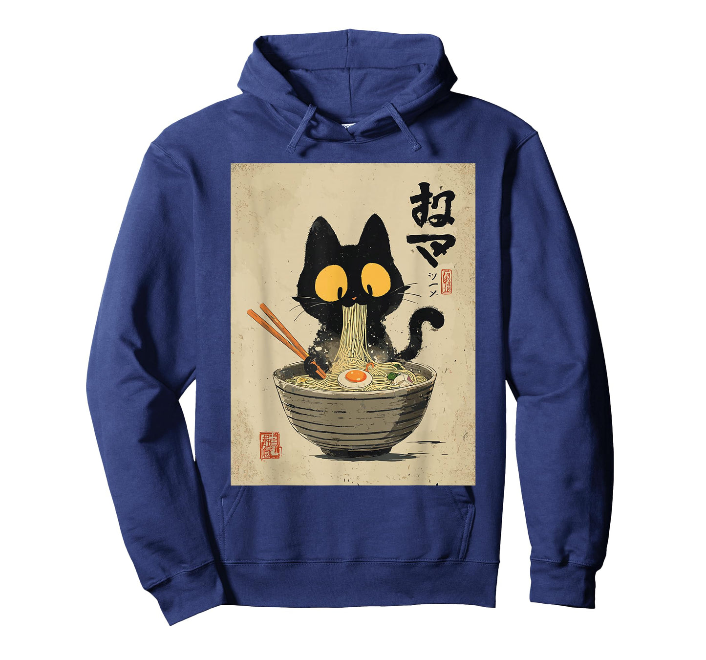 Funny Cat Ramen Graphic Japanese Kawaii Anime T-Shirt