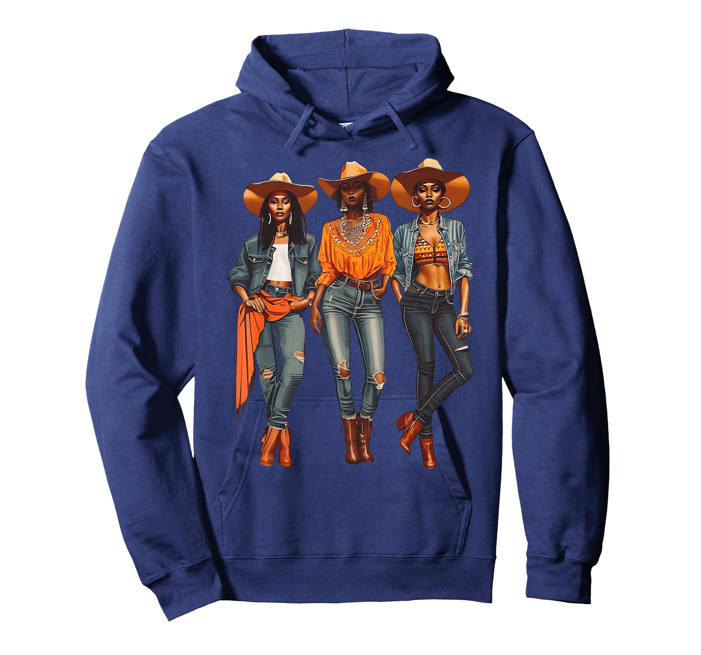 Black Cowgirl Western Rodeo Melanin Black History Texas T-Shirt