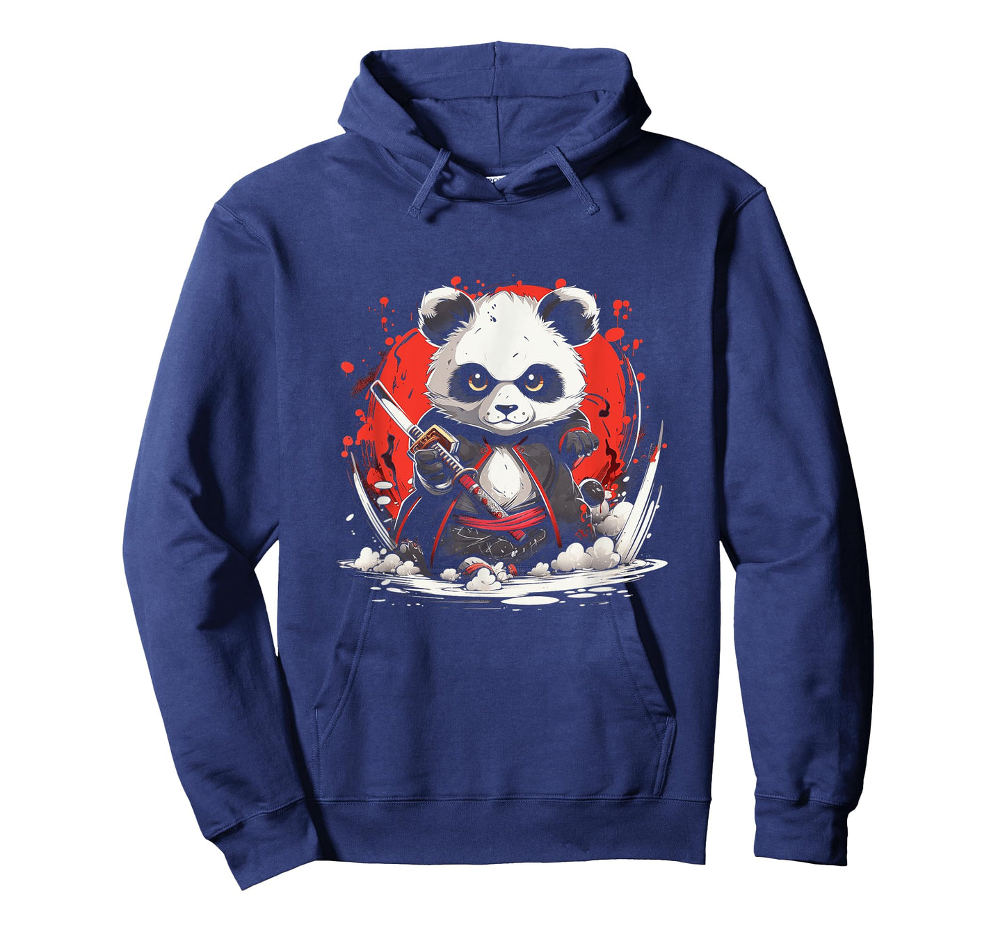 Japanese Art Panda Ninja Anime Style Japan Samurai Panda T-Shirt
