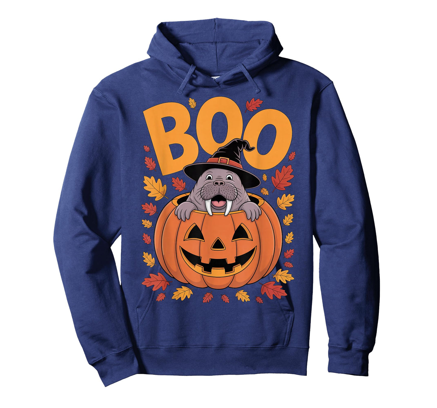 Walrus Costume on Pumpkin Halloween Walrus T-Shirt