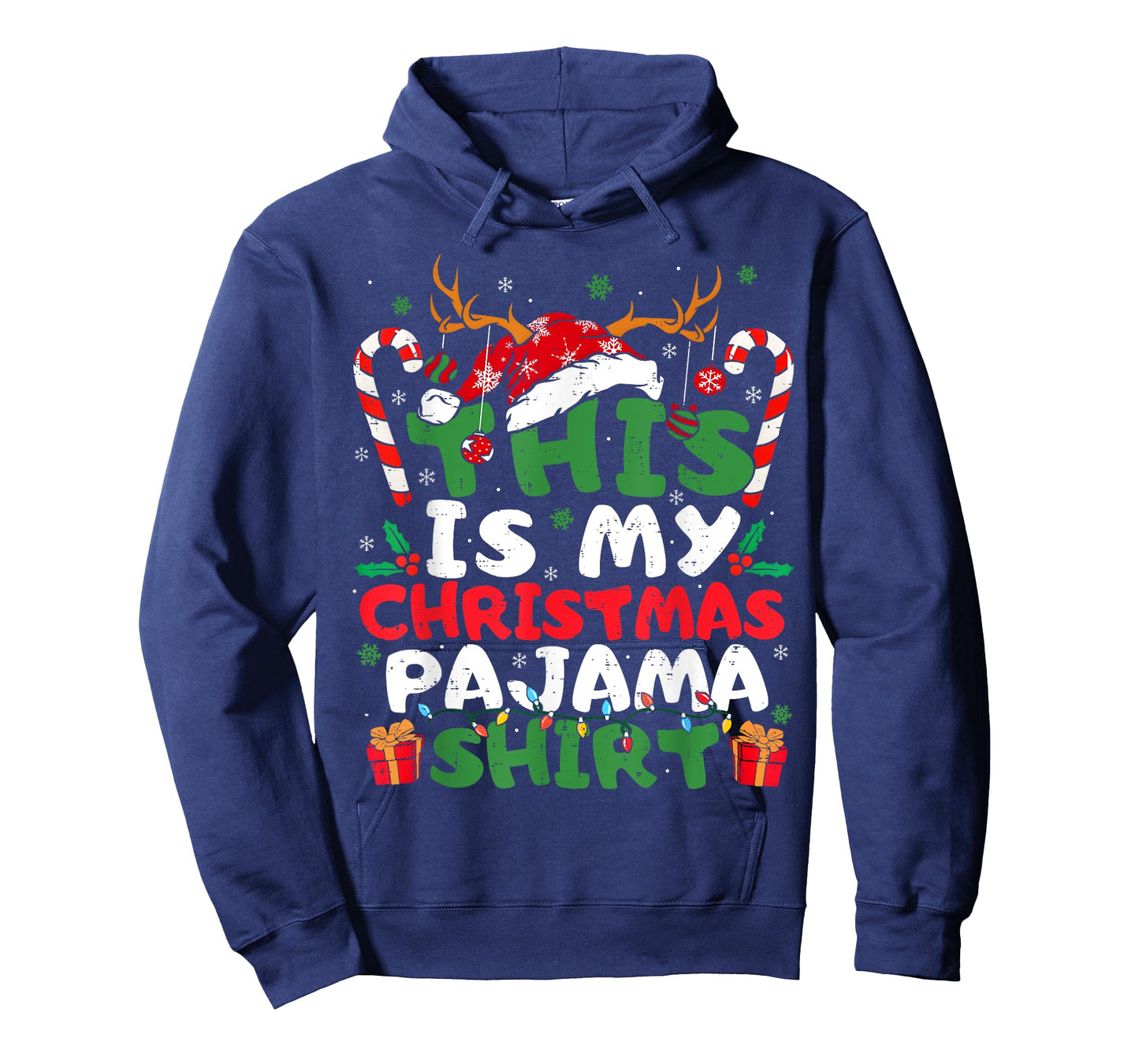 Funny Xmas PJs This Is My Christmas Pajama Kid Men Women T-Shirt