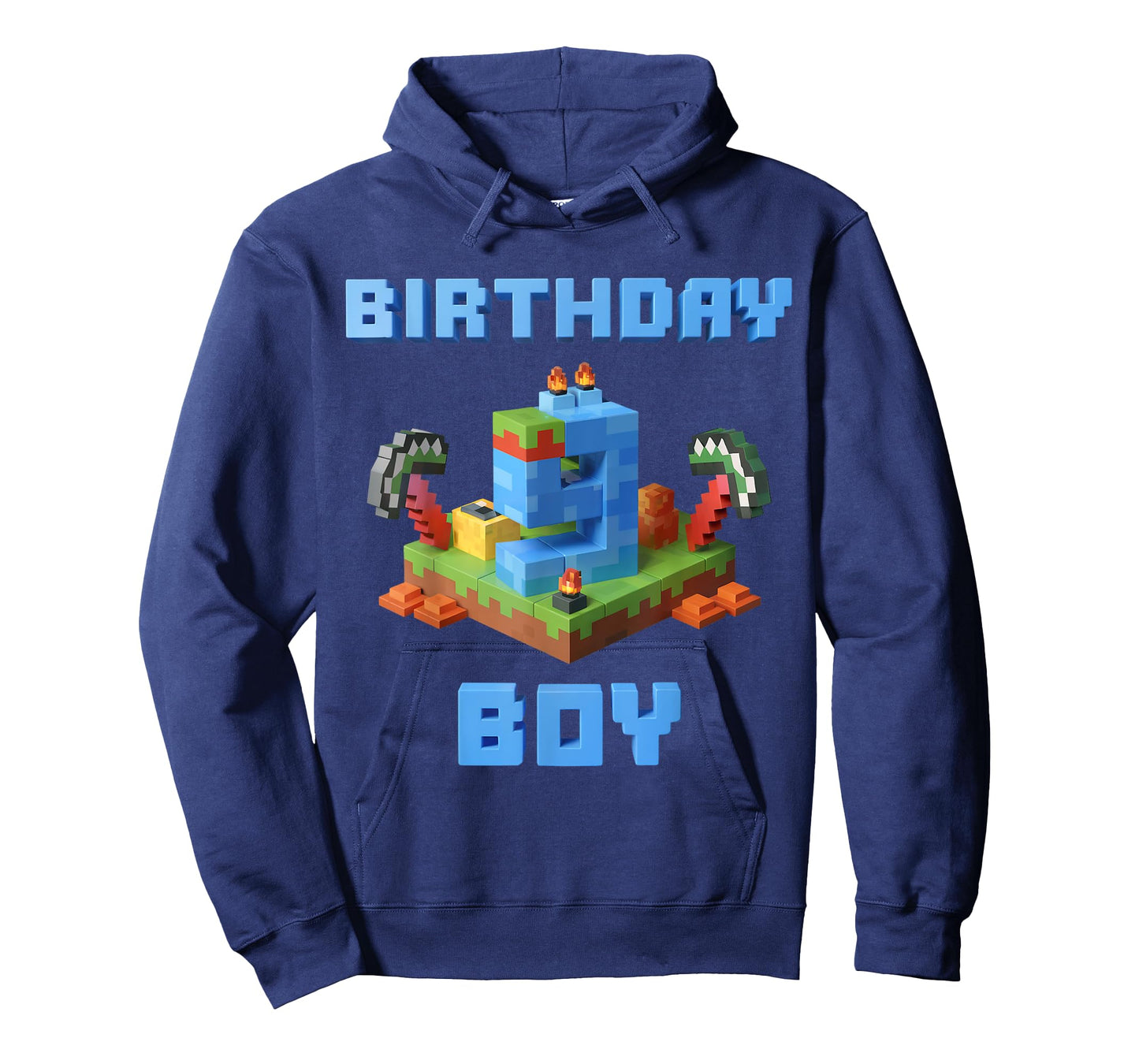 Fun 9th Birthday Pixel Art Video Game 9 Years Old Bday Boys T-Shirt