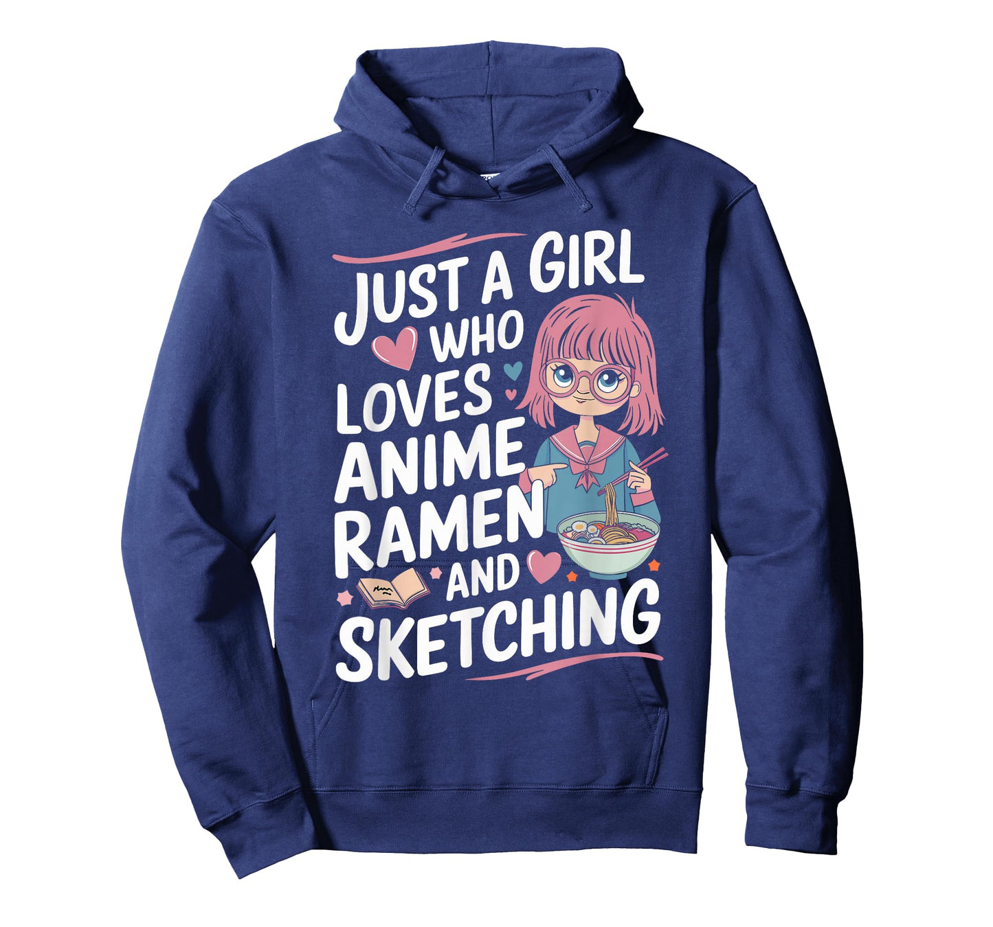 Just A Girl Who Loves Anime Ramen And Sketching T-Shirt