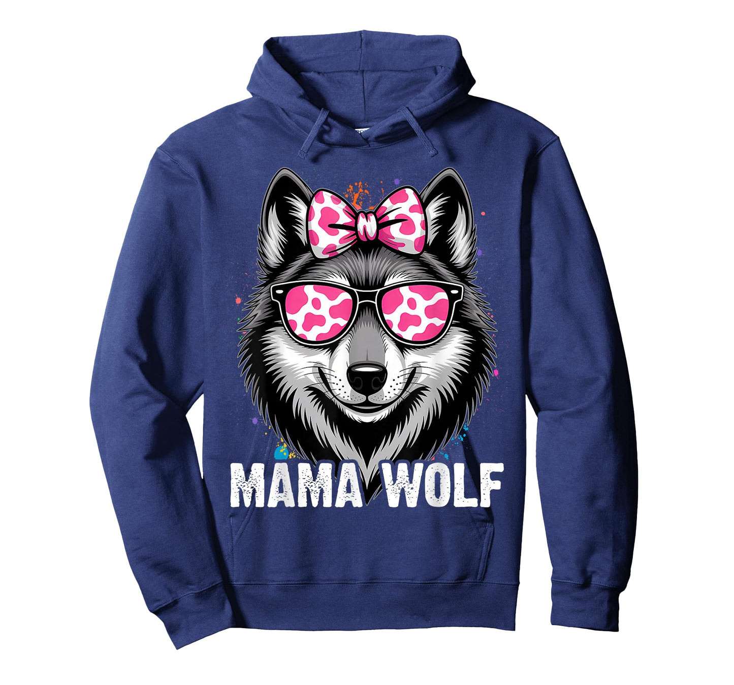 Mama Wolf Sunglasses Cute Wolf Mom Mothers Day T-Shirt