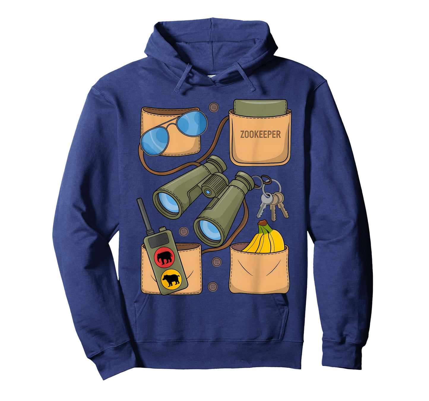 Zoo Keeper Costume Funny Halloween Boys Girls Zookeeper T-Shirt