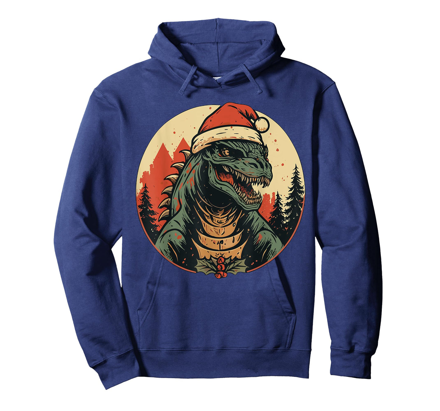 Santazilla Japanese Monster Kaiju Dinosaur Christmas T-Shirt