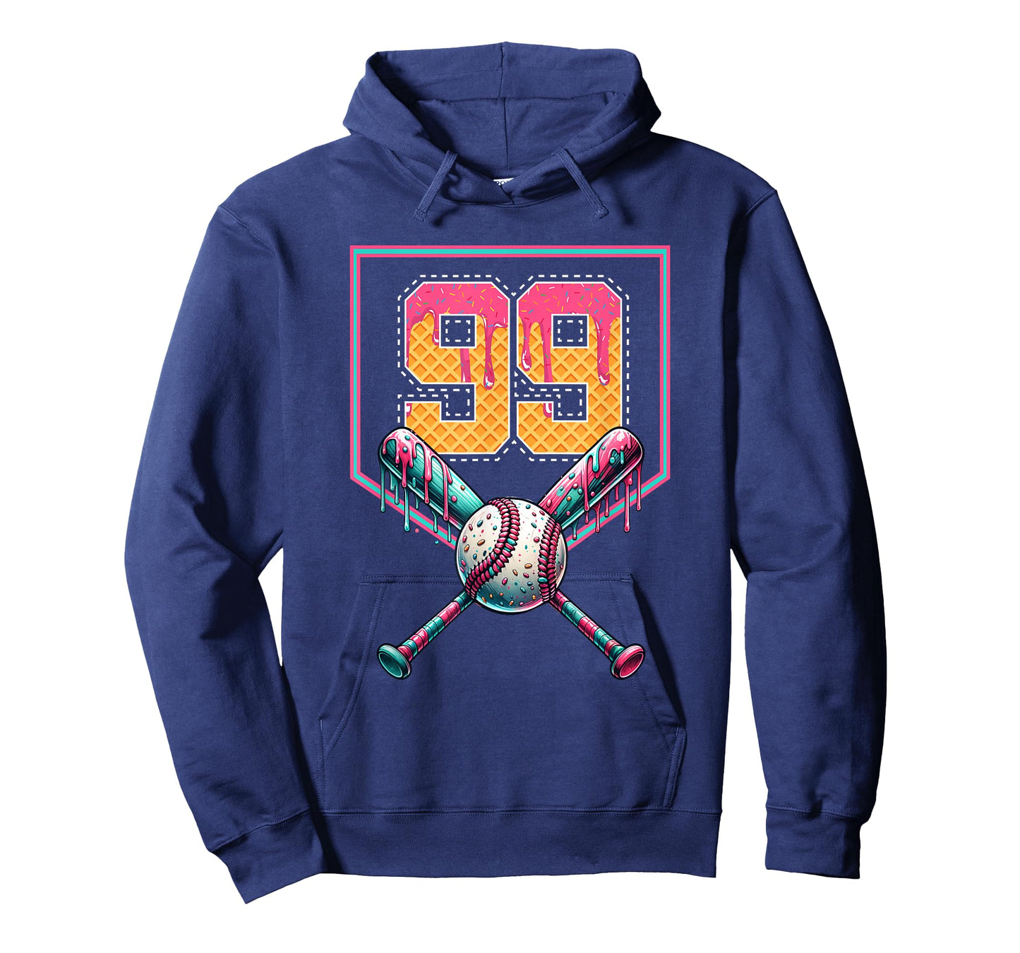 Baseball Drip Number 99 Player Or 99th Birthday T-Shirt