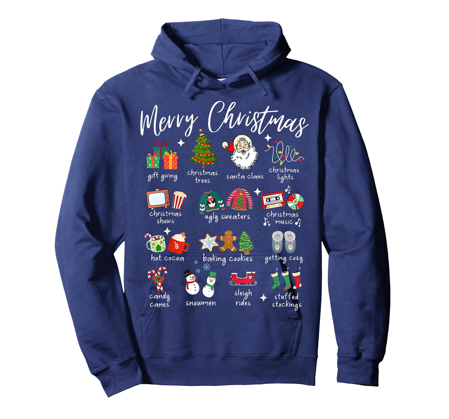 Santa Gingerbread Candy Canes Christmas Xmas Family Holiday T-Shirt
