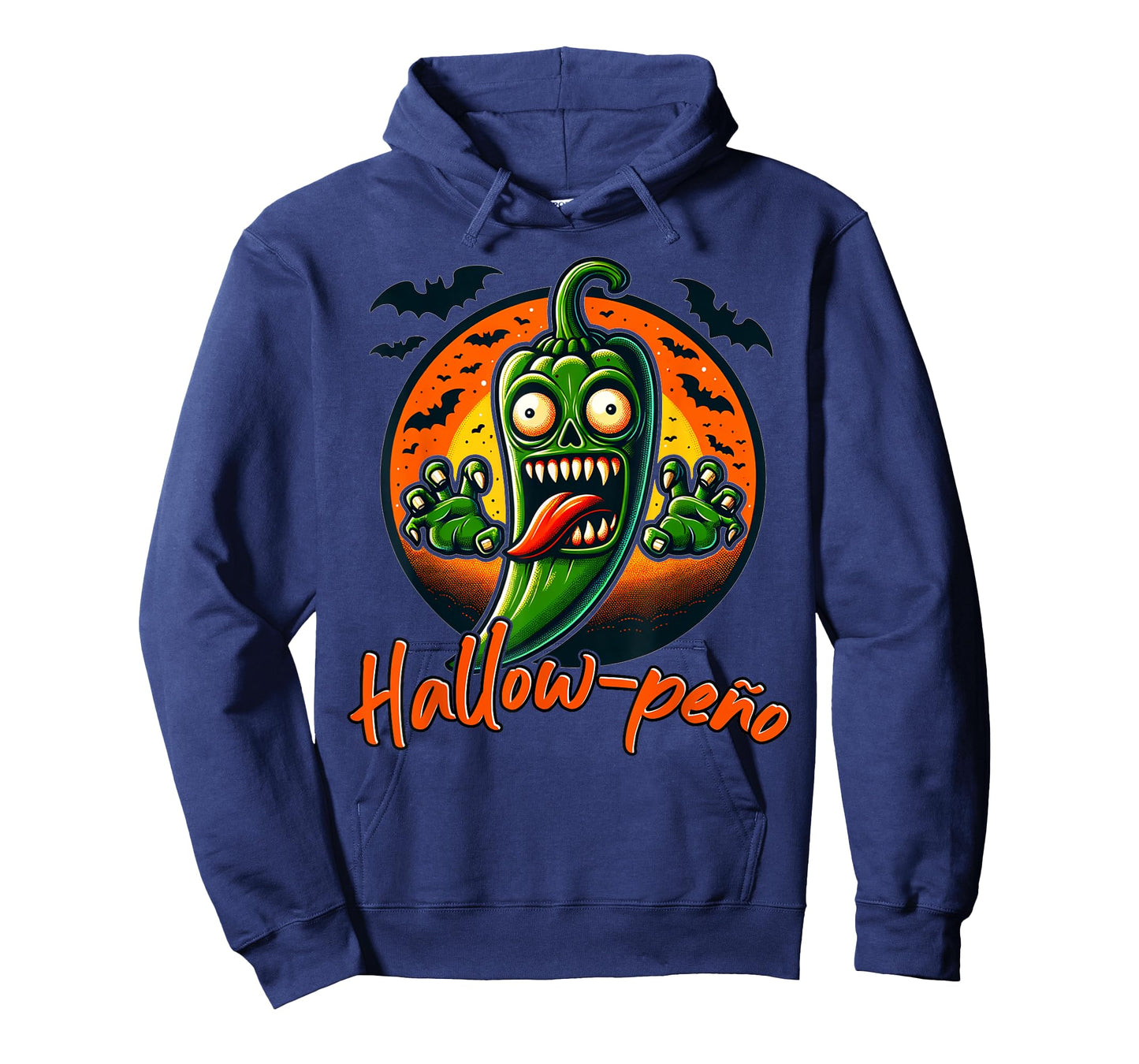 Jalapeno Ghost "Hallow-peno" Halloween Costume T-Shirt