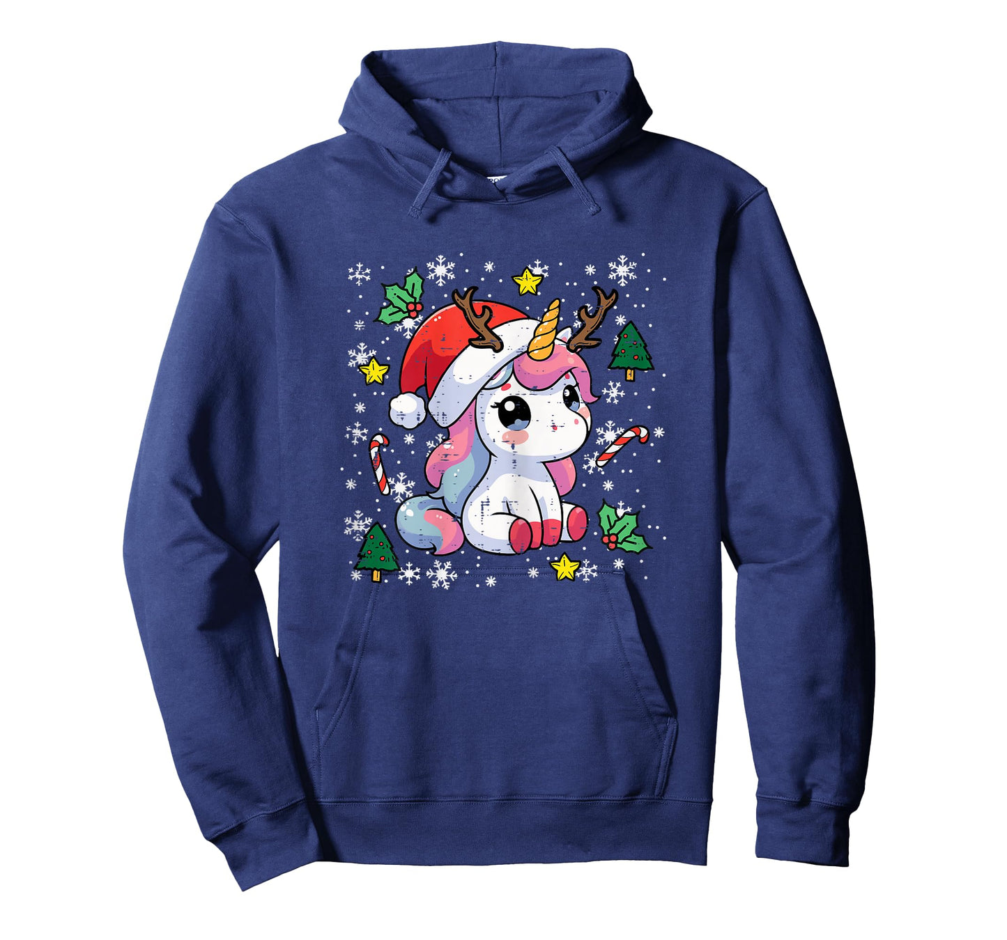 Christmas Unicorn Cute Magical Xmas Toddler Girls Kids Women T-Shirt