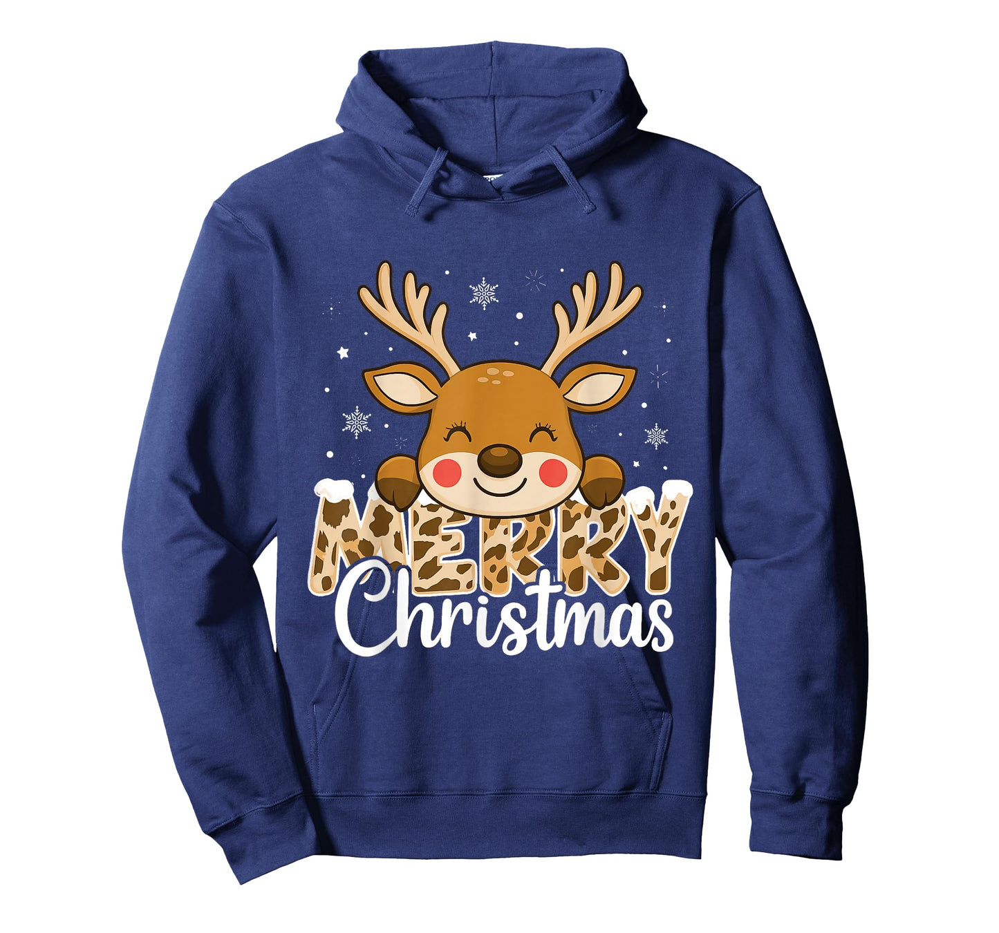 Retro Xmas Merry Christmas Reindeer Family Matching T-Shirt