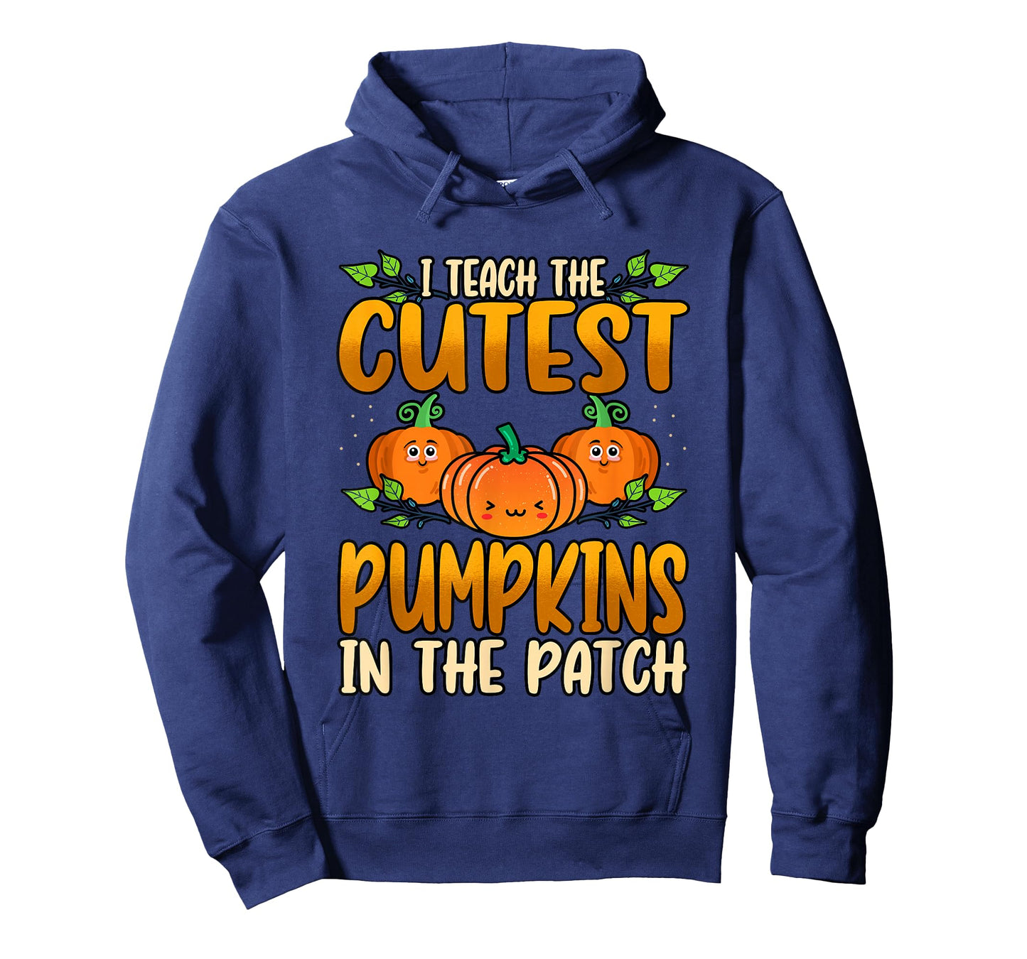 Funny I Teach The Cutest Pumpkins Halloween Teacher T-Shirt