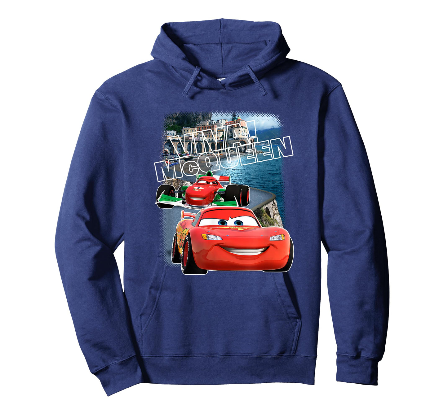 Disney Pixar Cars 2 Viva McQueen Italy Race Poster T-Shirt