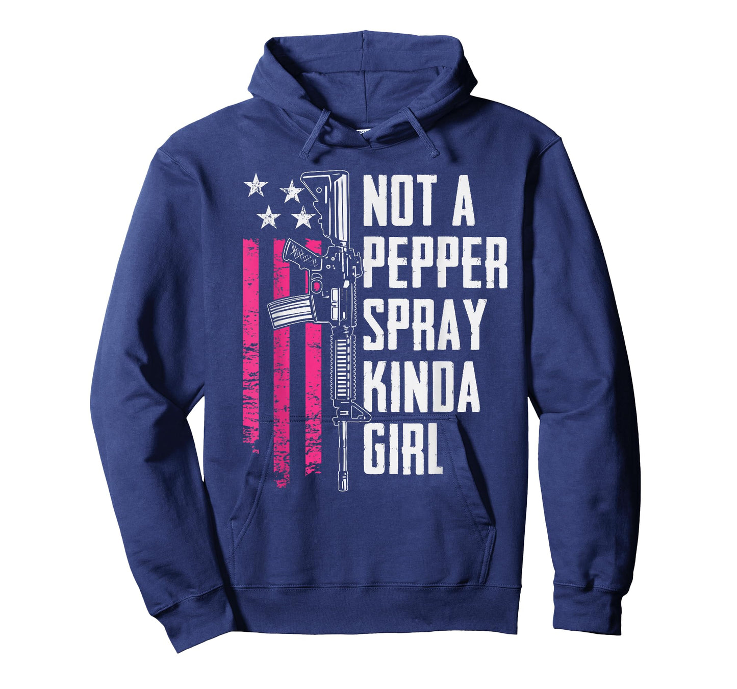 Not A Pepper Spray Kinda Girl - Women USA 2nd Amendment Gun T-Shirt