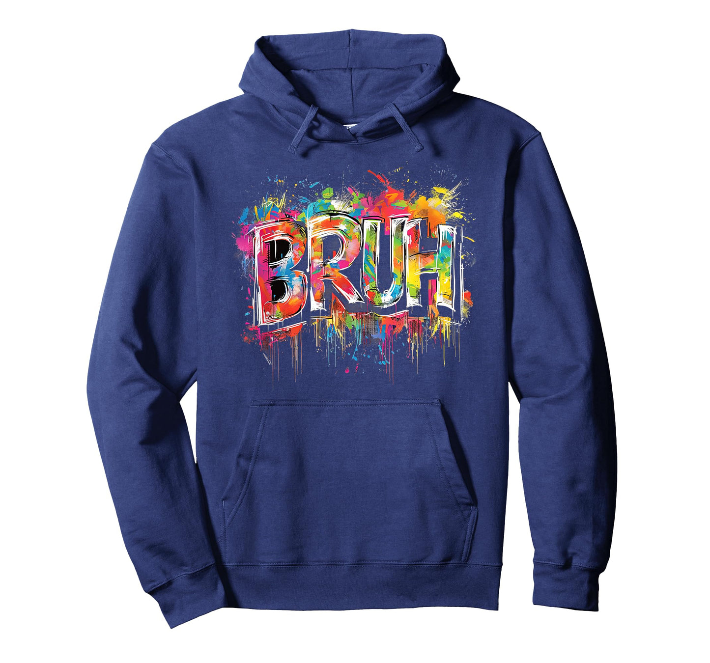 Boys Bruh Meme Funny Saying Teens Graffiti Aesthetic Kids T-Shirt