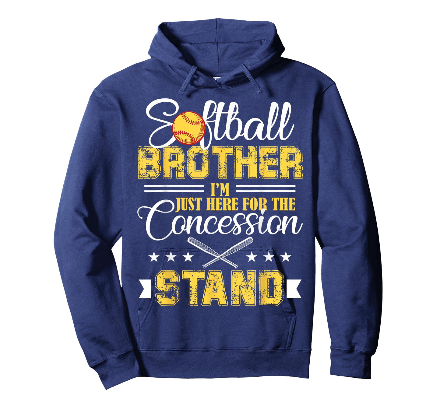 Softball Brother I'm Just Here For The Concession Stand T-Shirt