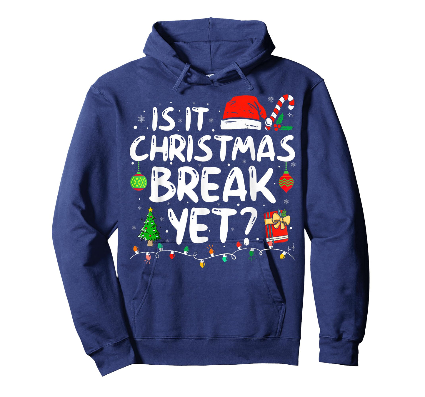 Is It Christmas Break Yet Funny Xmas Holiday Teacher Women T-Shirt