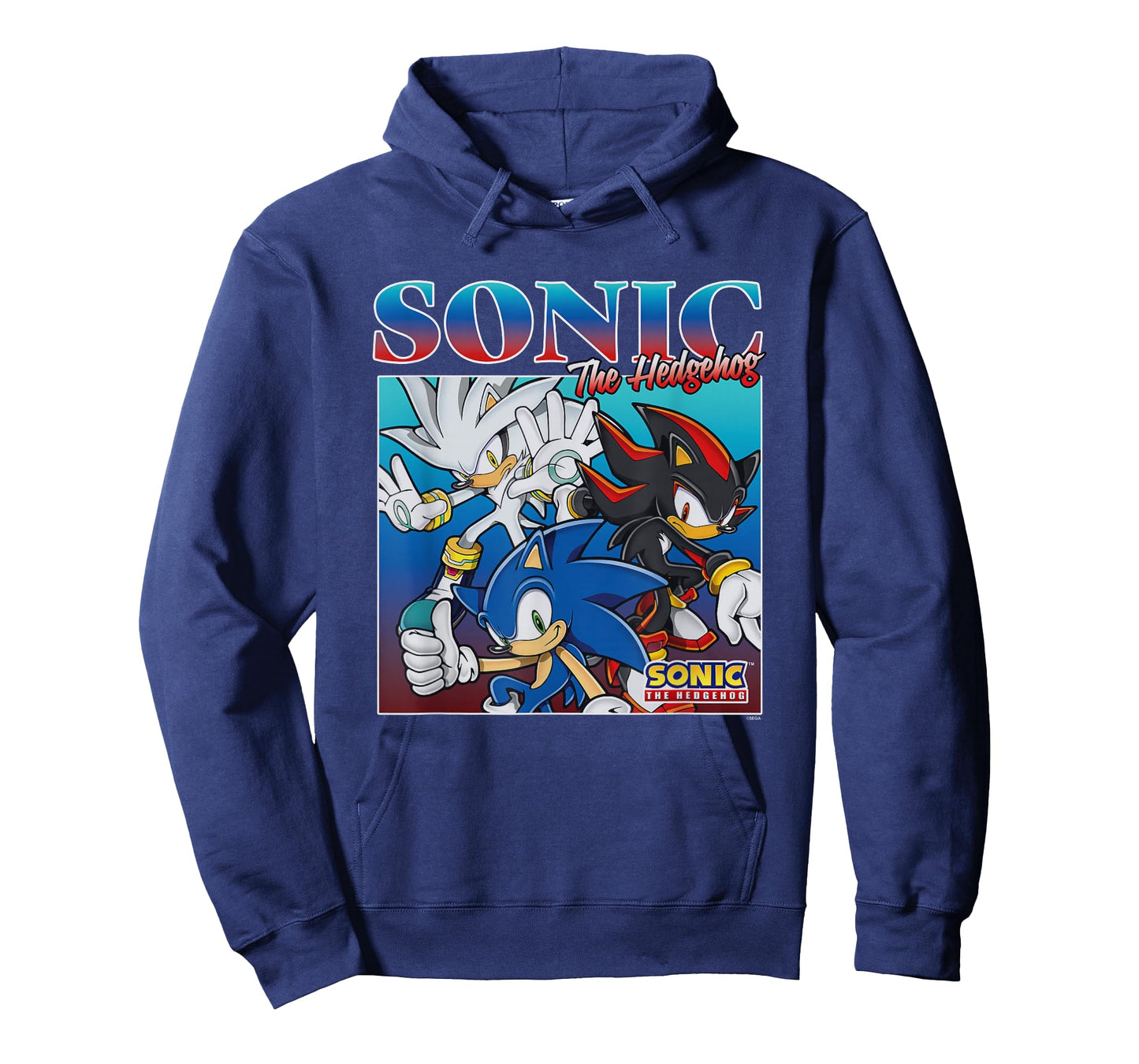 Sonic The Hedgehog Silver Sonic & Shadow Group Shot T-Shirt