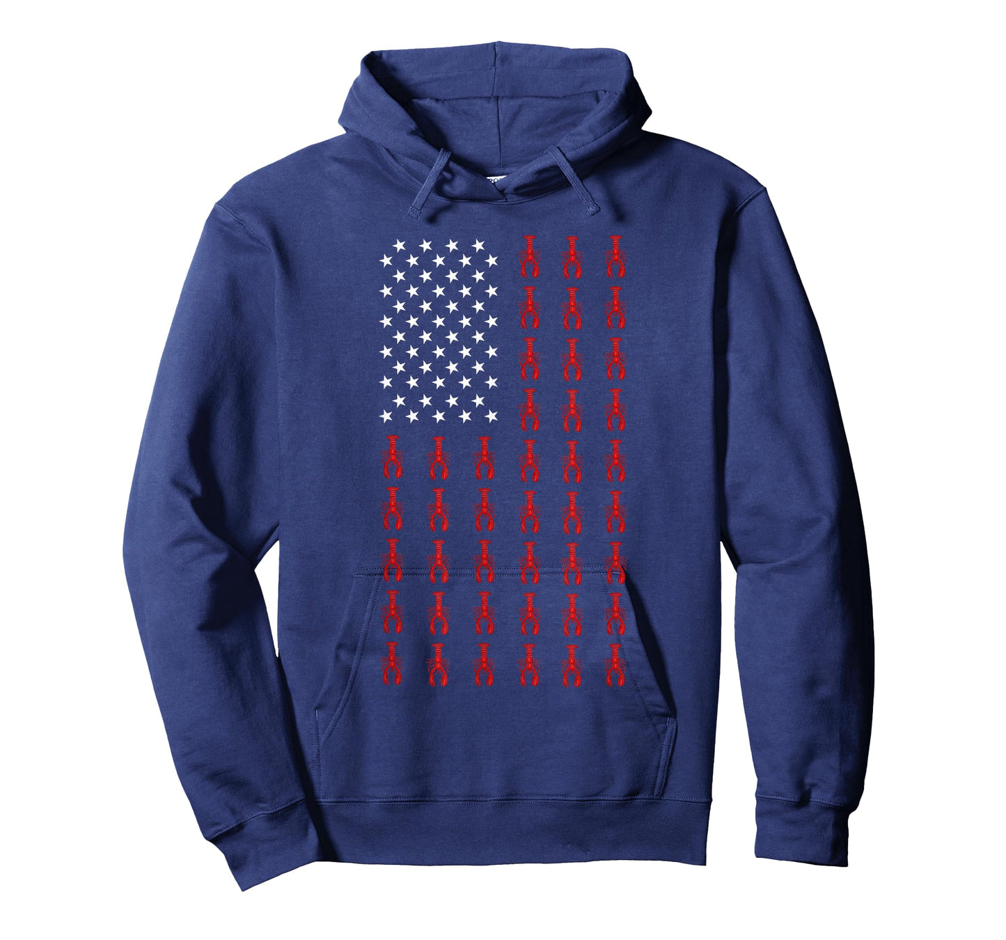 American Flag Lobster Food USA Patriotism Patriot Veteran T-Shirt