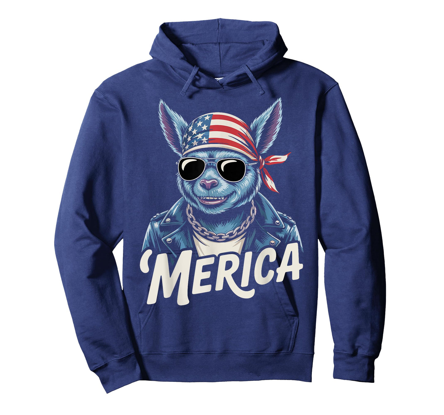 Chupacabra Mythological Creatures Sunglasses USA 4th of July T-Shirt