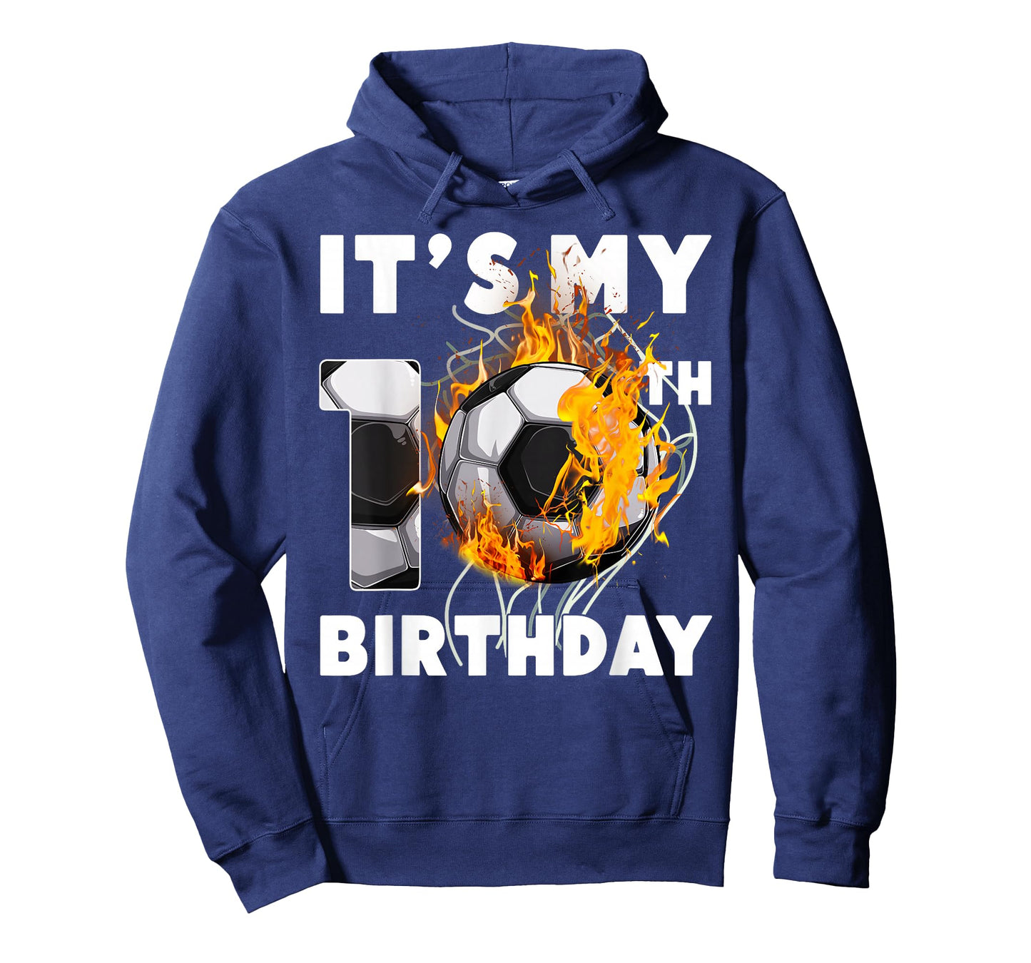 Funny It's My 10th Birthday 10 Years Old Soccer Ball Boys T-Shirt