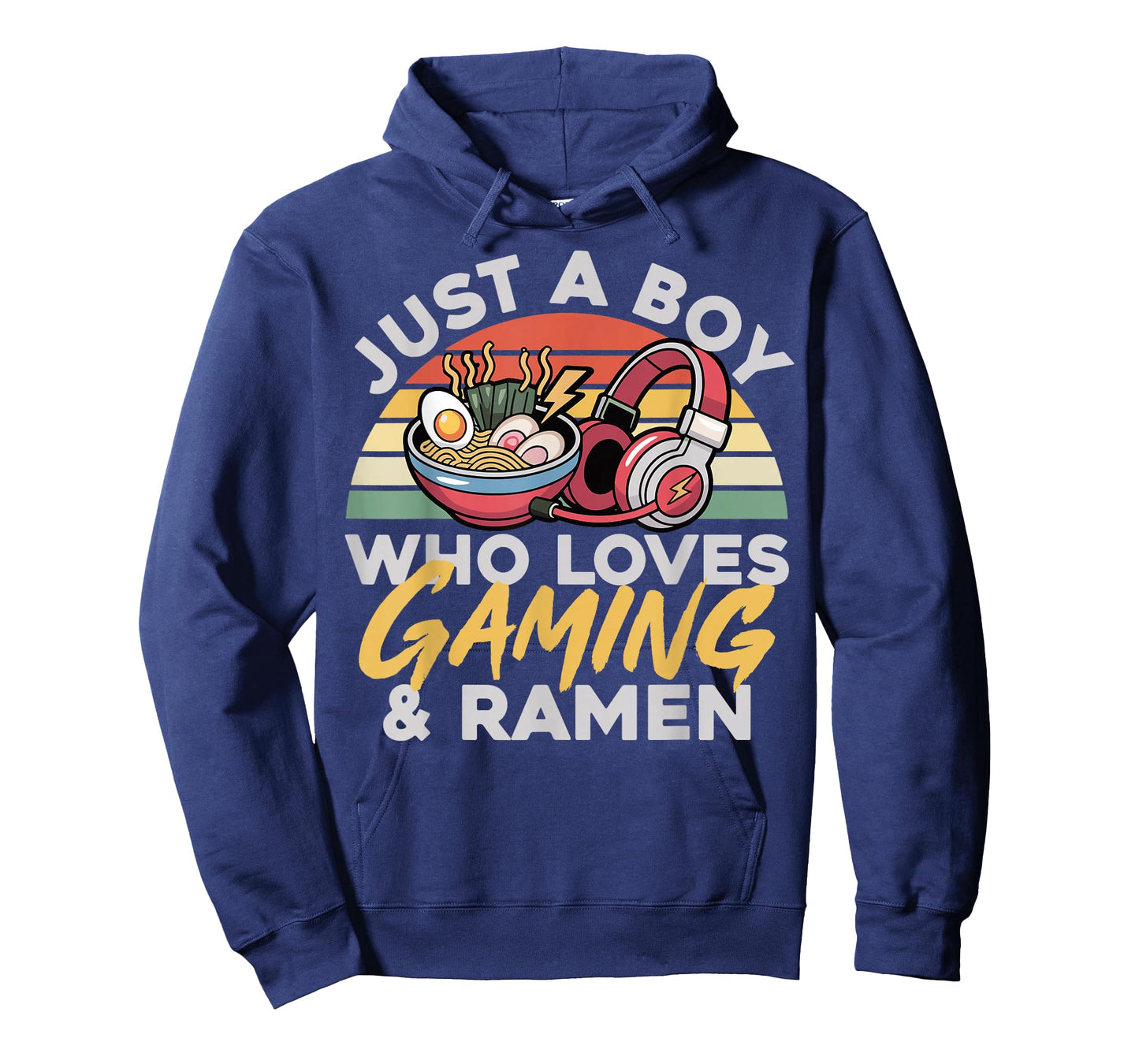 Gaming Just A Boy Who Loves Gaming and Ramen Retro Gamer T-Shirt