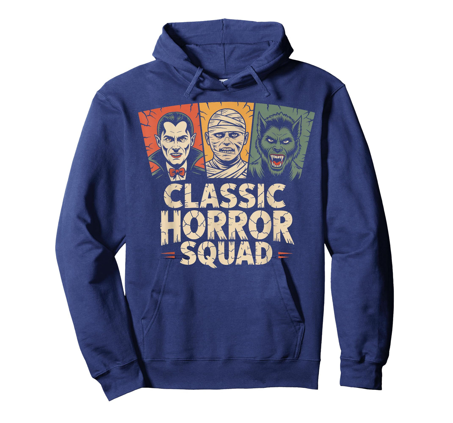 Classic Horror Squad Halloween Monster Crew T-Shirt