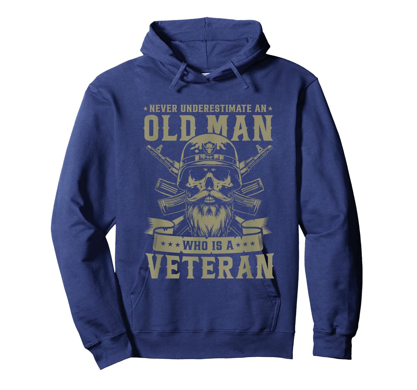 Never Underestimate an Old Man Who is A Veteran Soldier T-Shirt