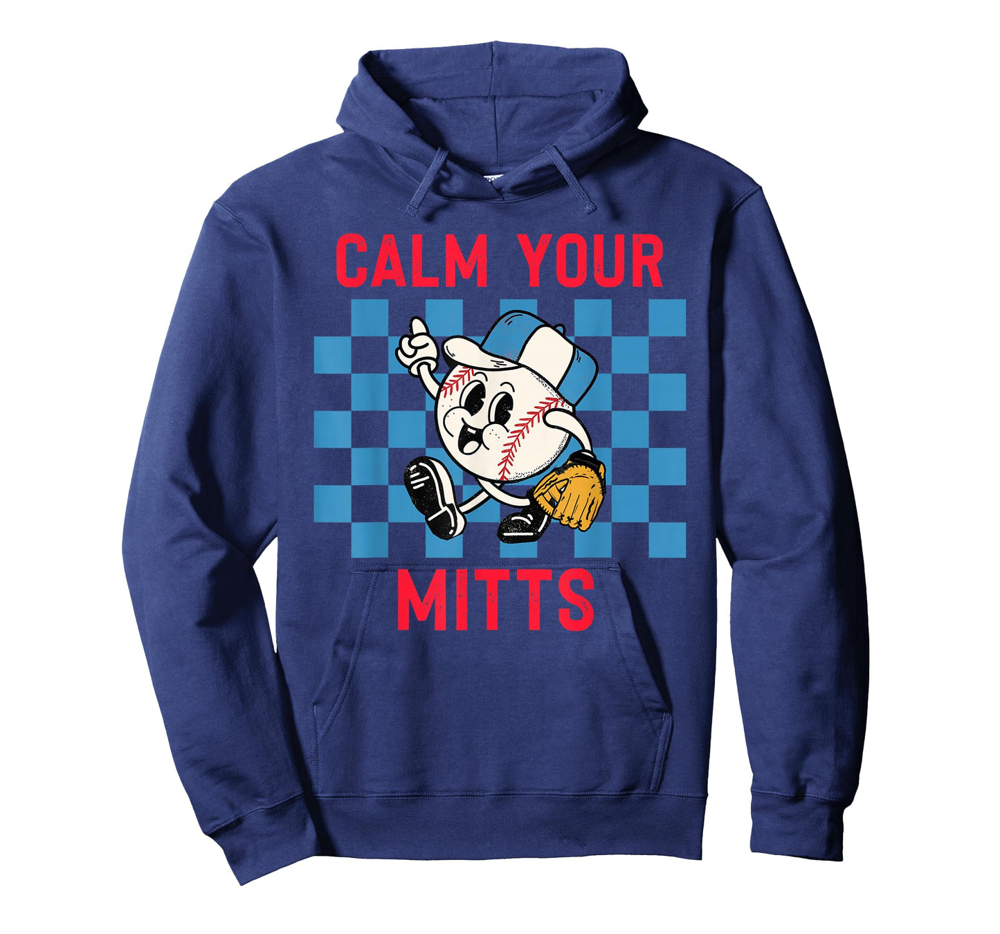 Calm Your Mitts Baseball Player Funny Baseball Game Joke T-Shirt