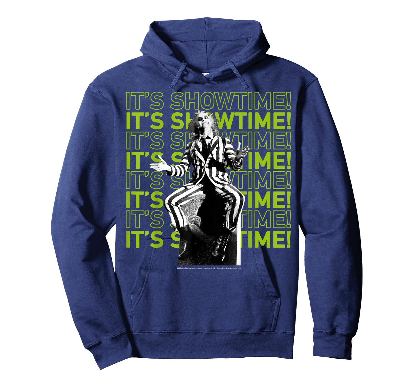 Beetlejuice It's Showtime Text Stack T-Shirt