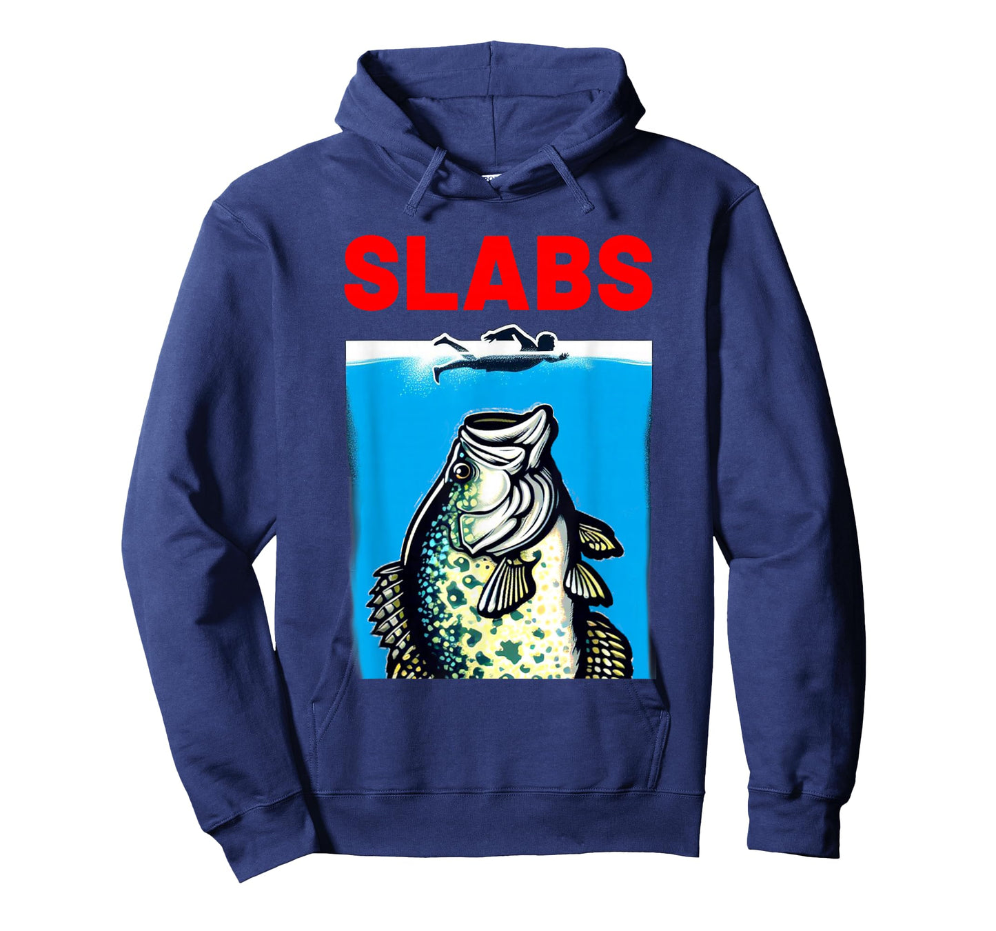 Funny Slab Famous Shark Movie Parody Slabs Crappie Fishing T-Shirt