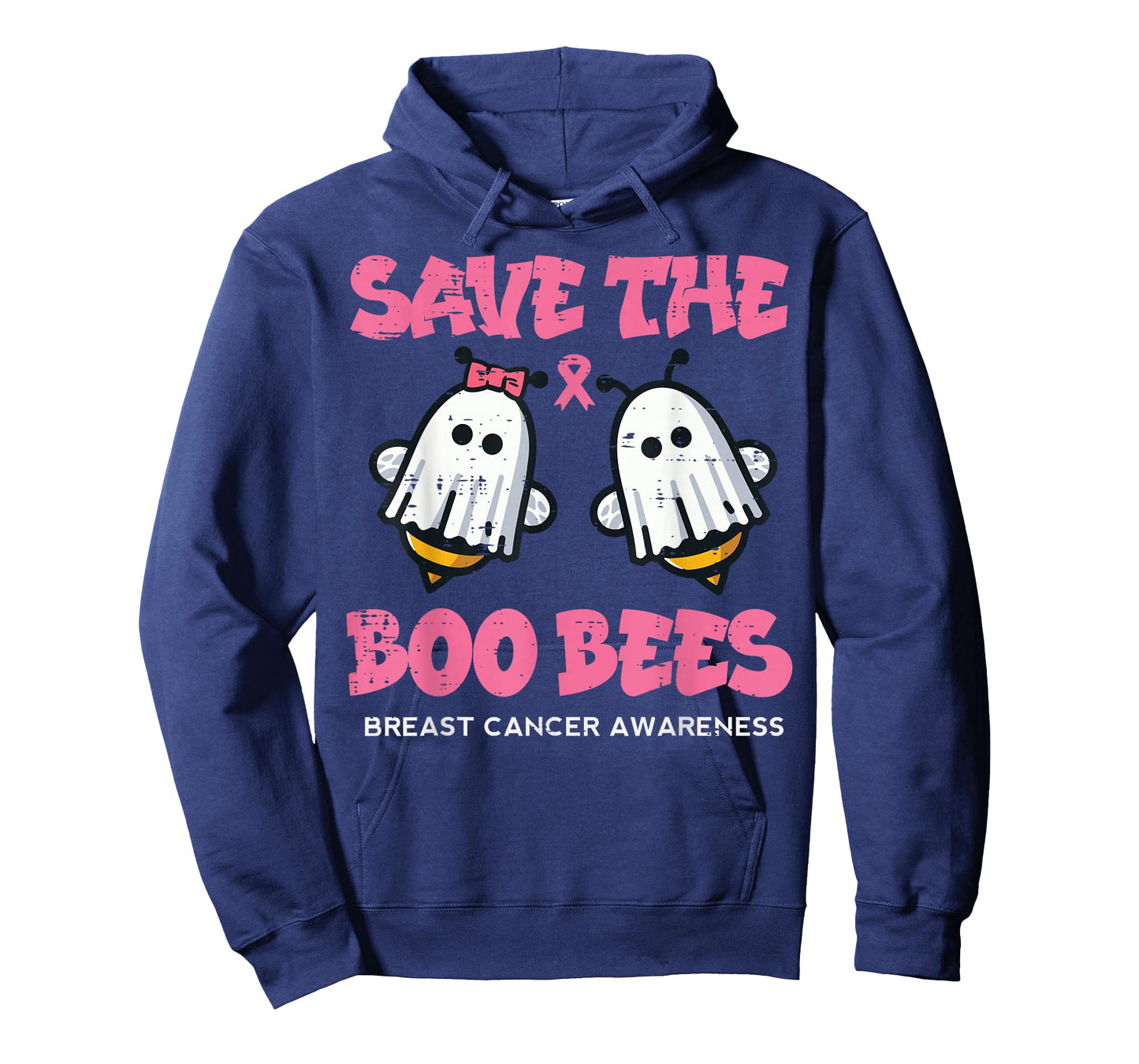 Save The Boo Ghost Bees Breast Cancer Awareness Women Men T-Shirt