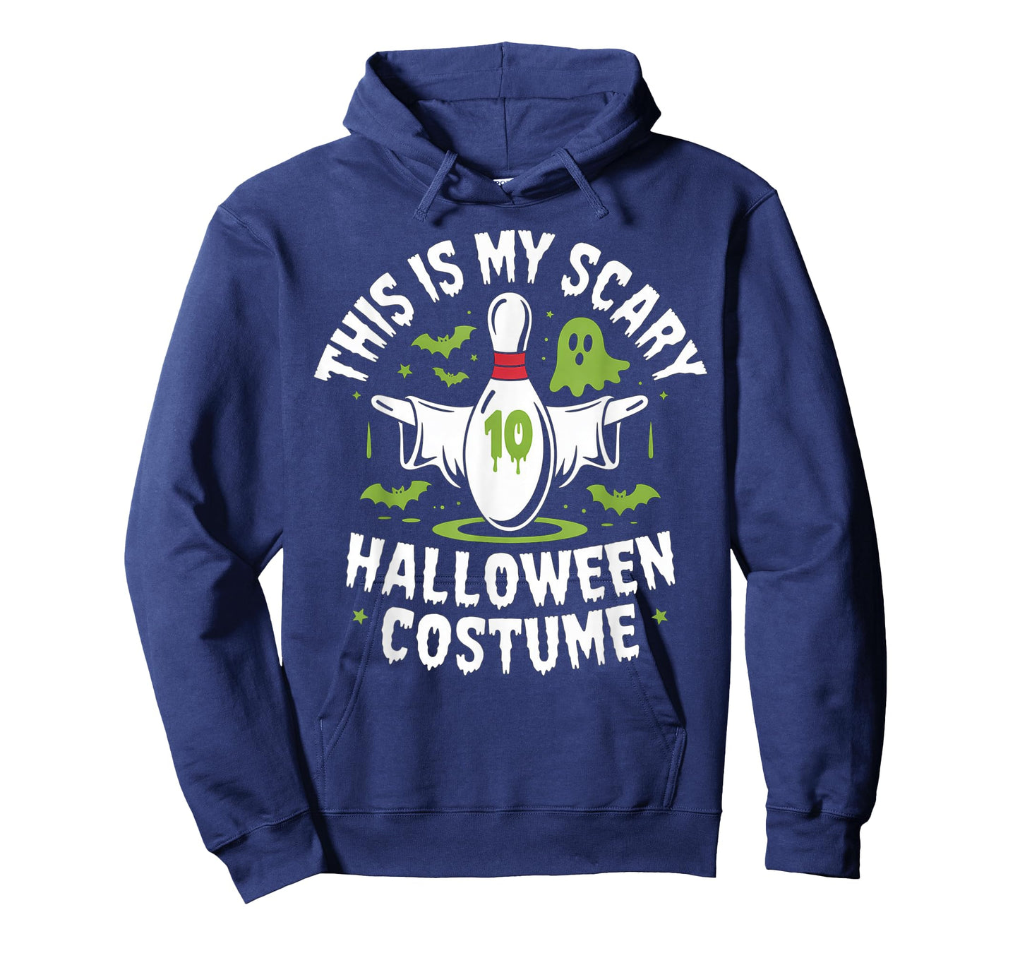 Ghost Bowling League Team Halloween Humor Tee T-Shirt