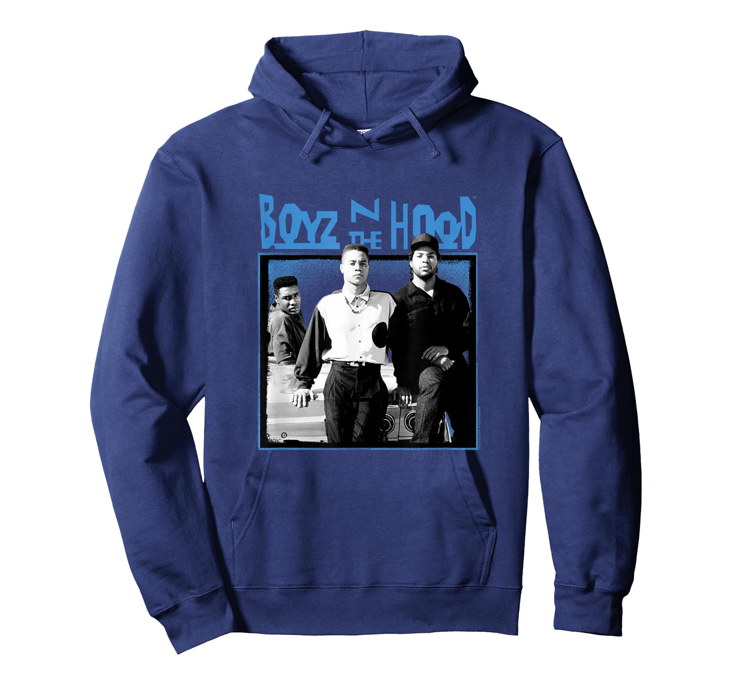 Boyz n The Hood Group with Blue Logo T-Shirt Small