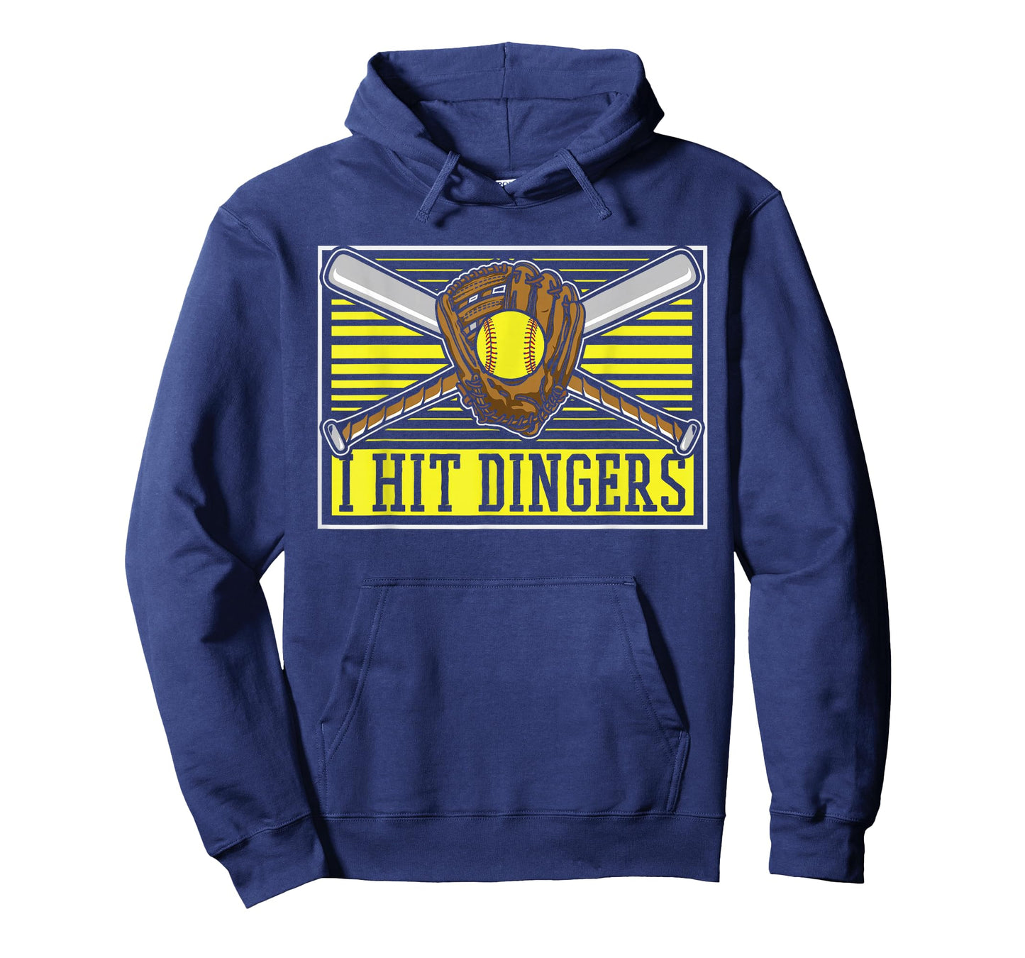 Funny Softball Batter Catcher Pitcher - I Hit Dingers T-Shirt