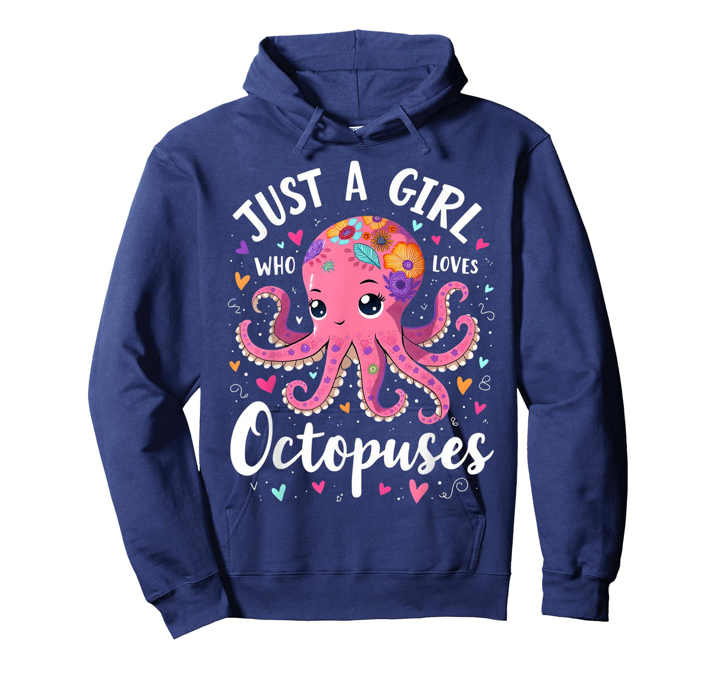 Just a Girl Who Loves Octopuses Kawaii Pink Octopus T-Shirt