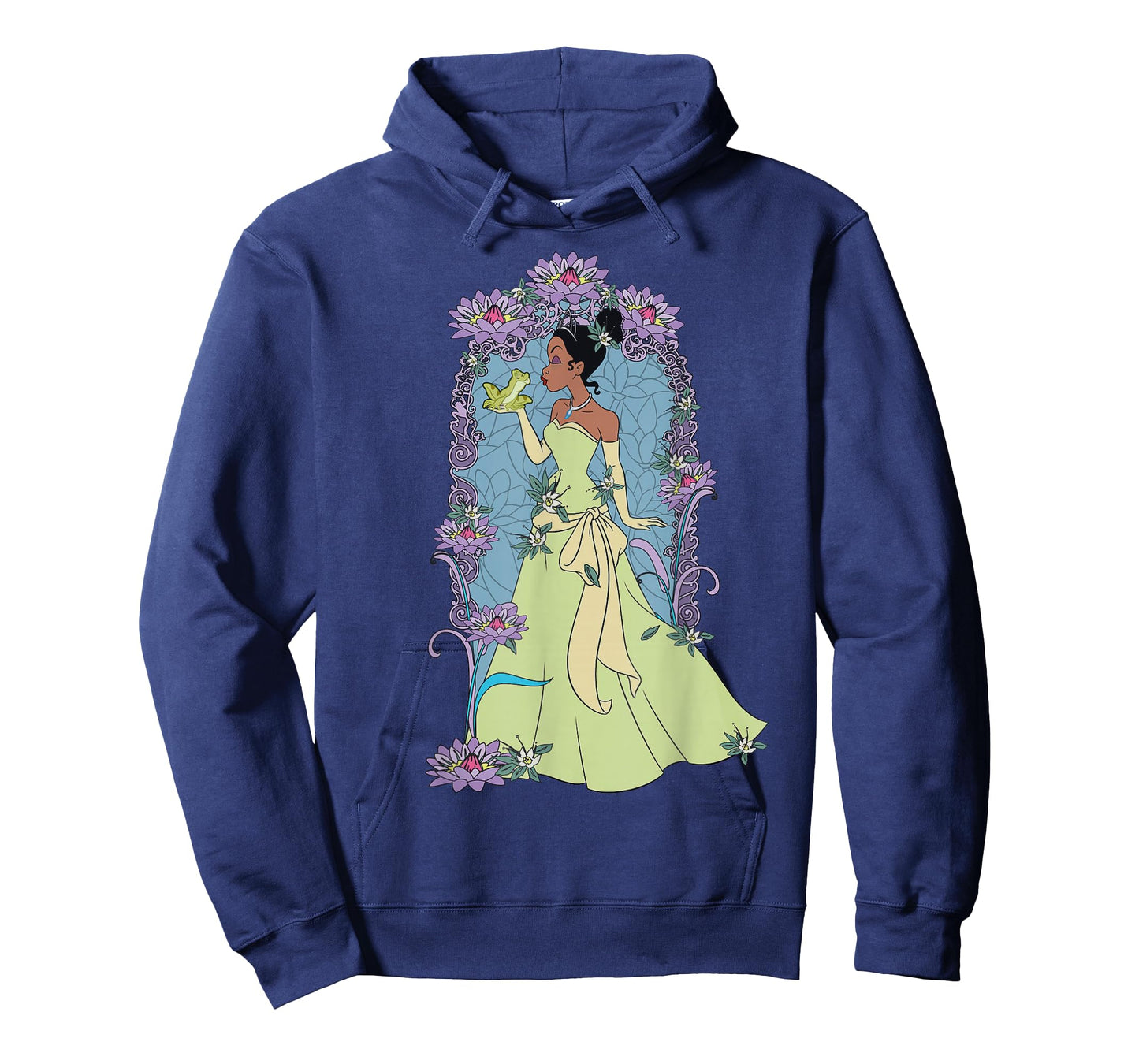 Disney The Princess And The Frog Tiana Profile Stained Glass T-Shirt